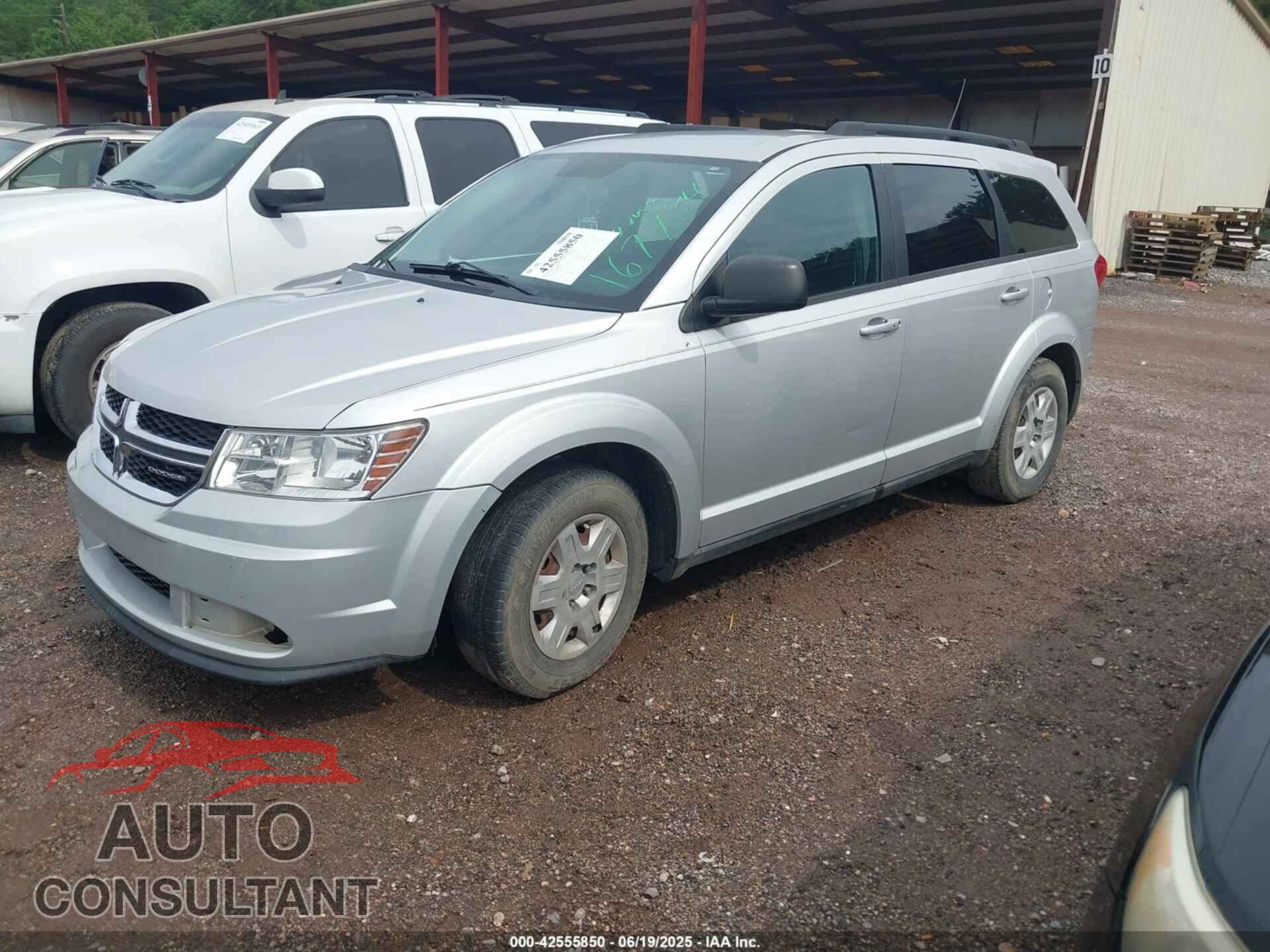 DODGE JOURNEY 2012 - 3C4PDCAB6CT167734