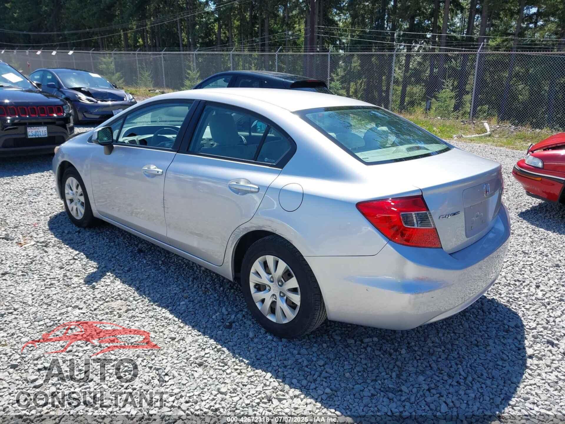 HONDA CIVIC 2012 - 2HGFB2E53CH507108