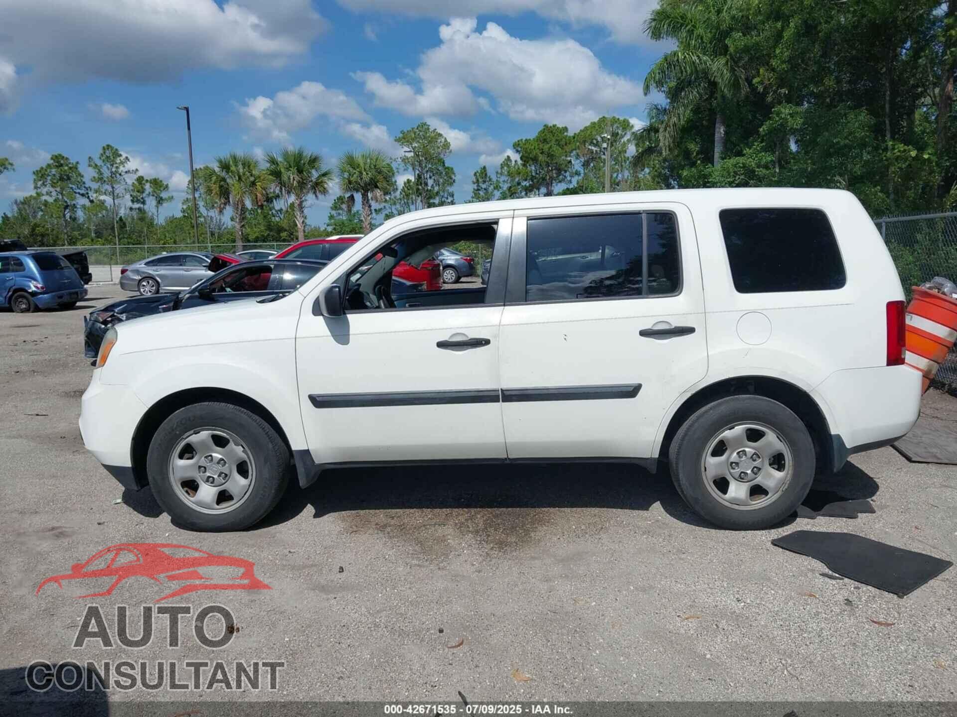 HONDA PILOT 2014 - 5FNYF3H24EB001105