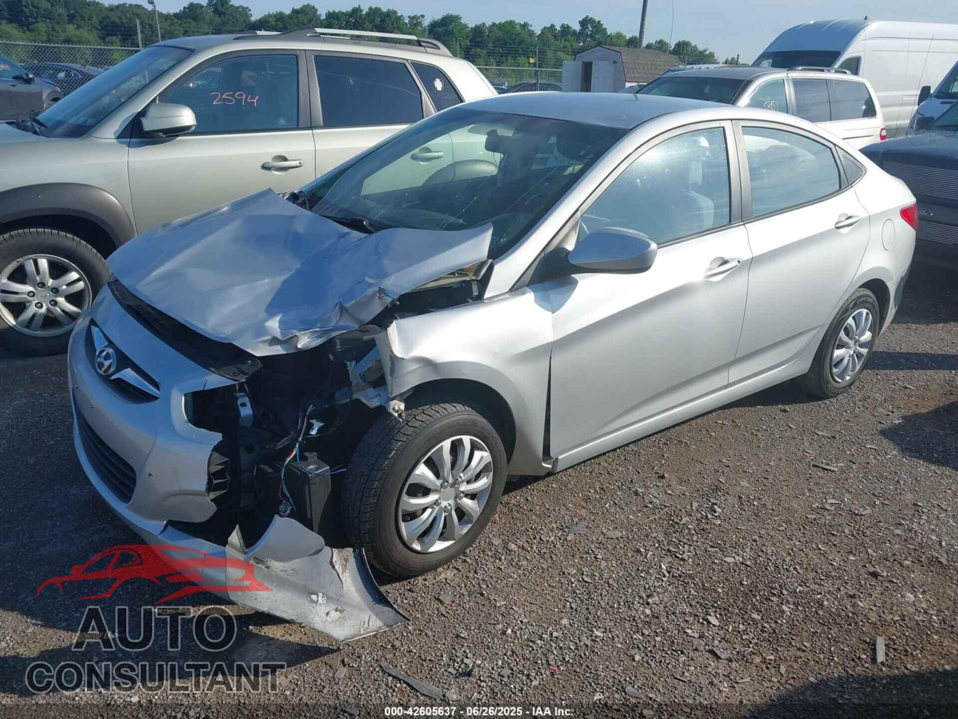 HYUNDAI ACCENT 2014 - KMHCT4AE6EU754456