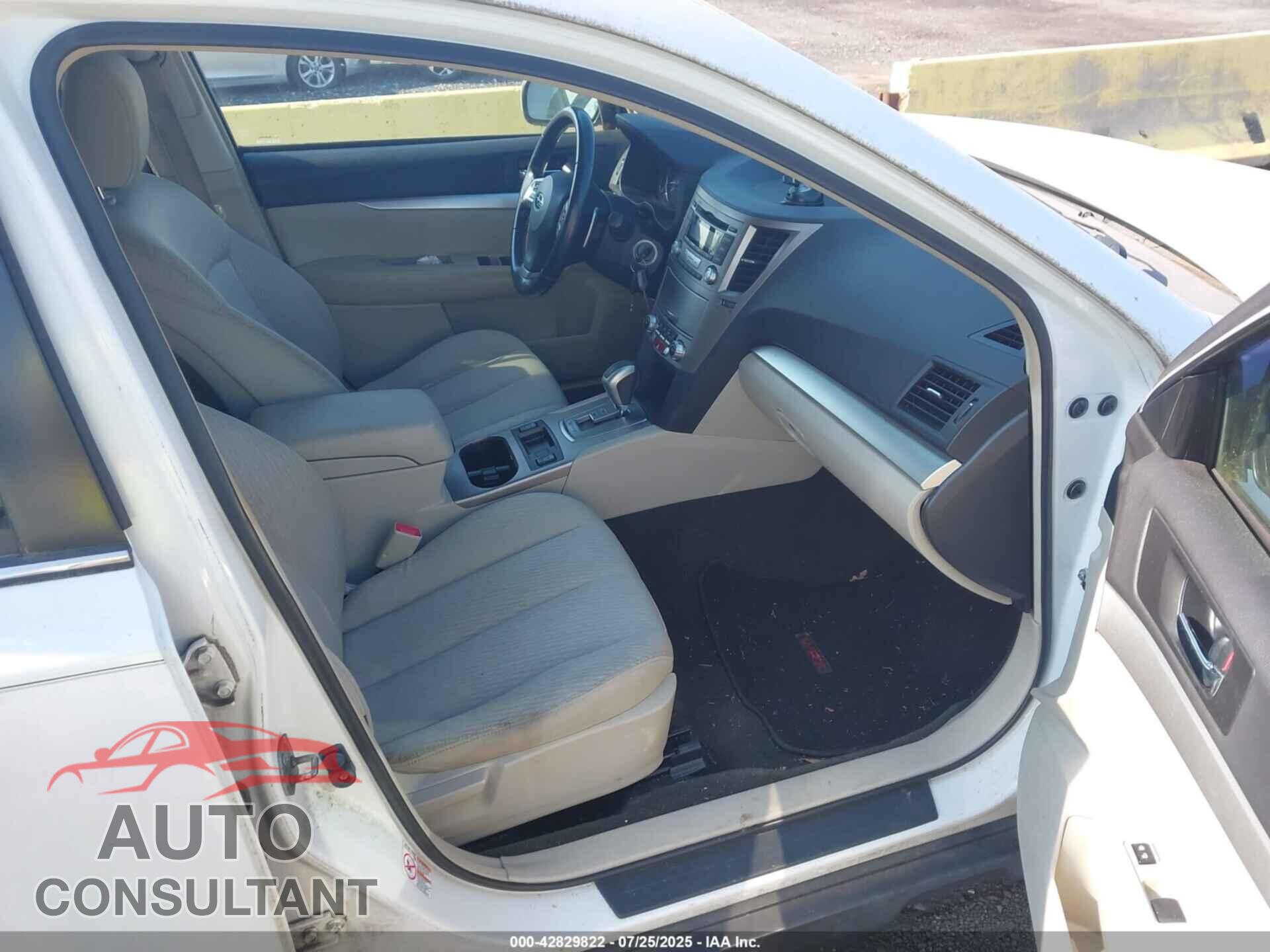SUBARU OUTBACK 2012 - 4S4BRBGC8C3259005
