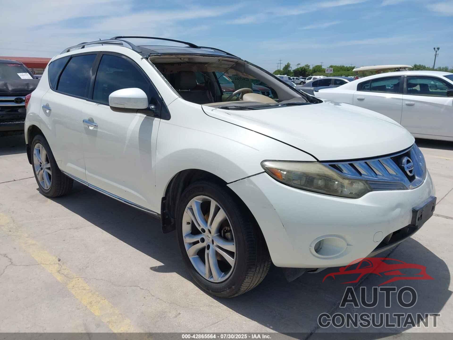 NISSAN MURANO 2009 - JN8AZ18W39W115747