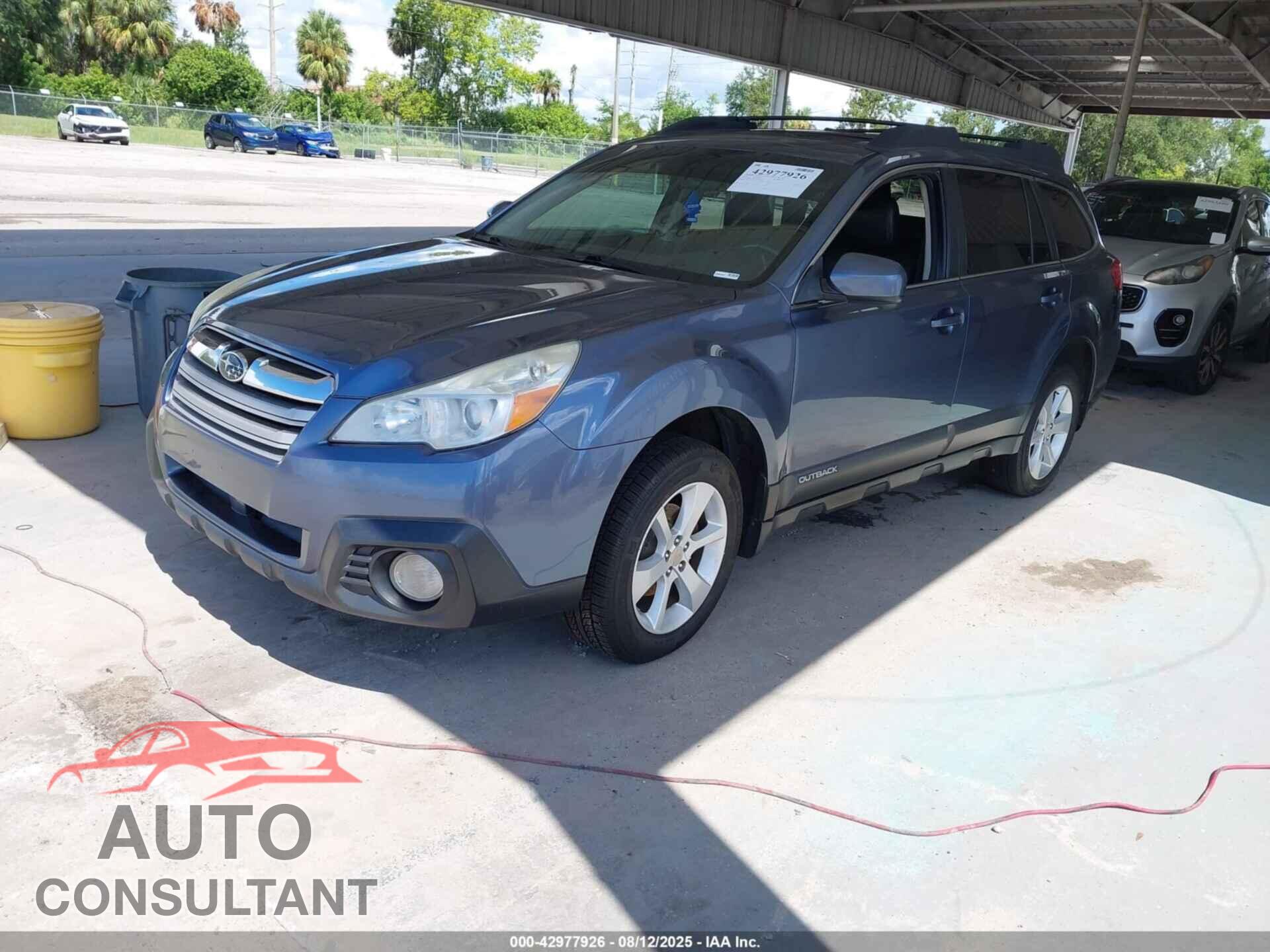 SUBARU OUTBACK 2014 - 4S4BRBCC8E1201299