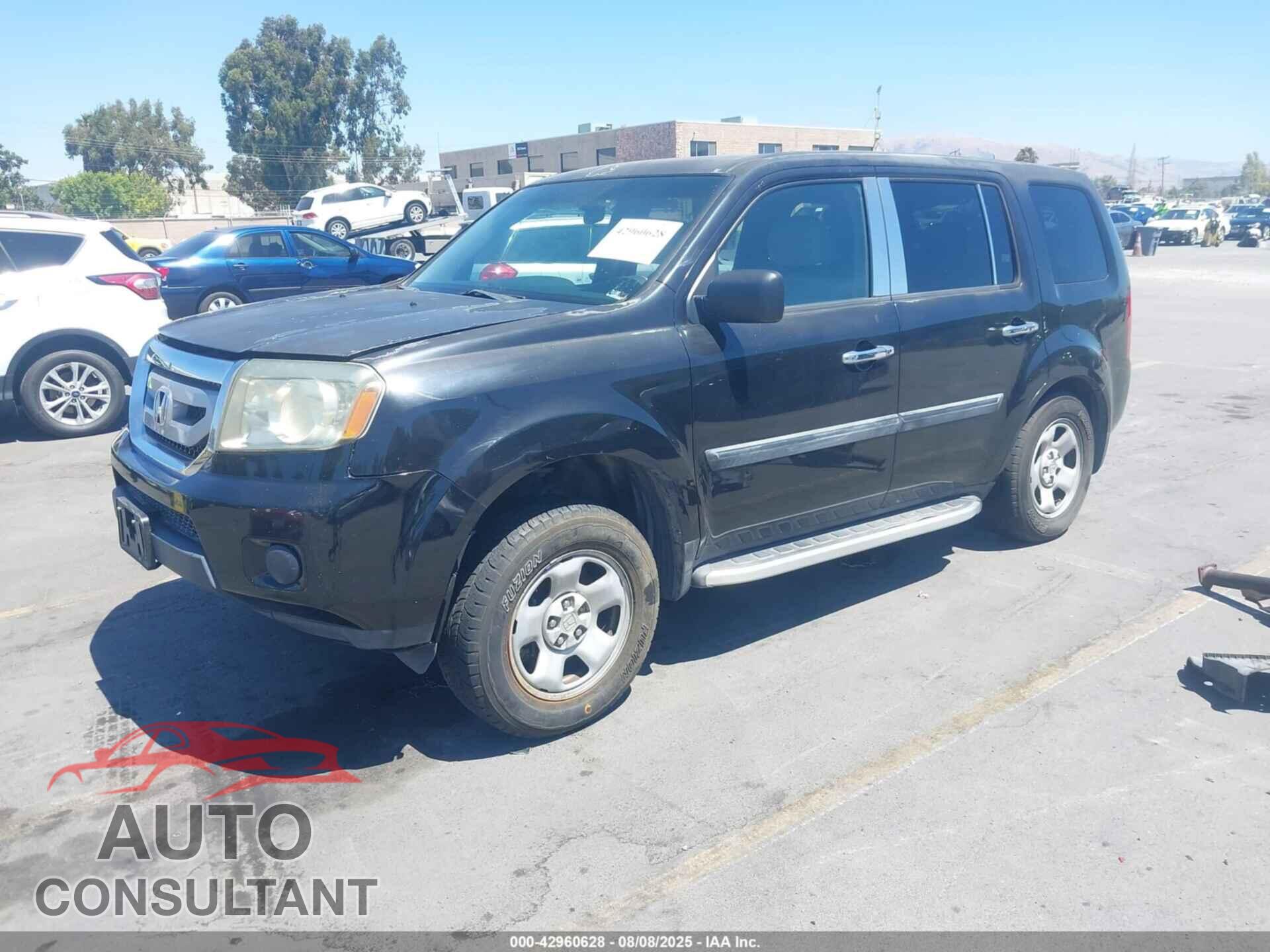 HONDA PILOT 2011 - 5FNYF3H24BB031815