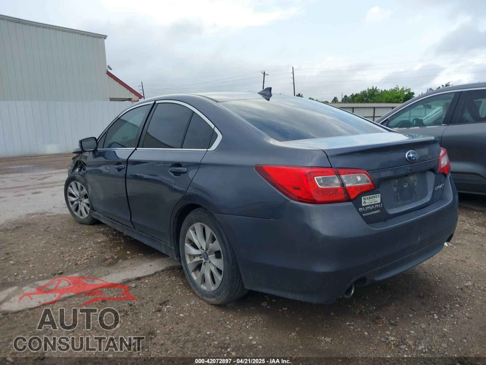 SUBARU LEGACY 2016 - 4S3BNBF62G3012418