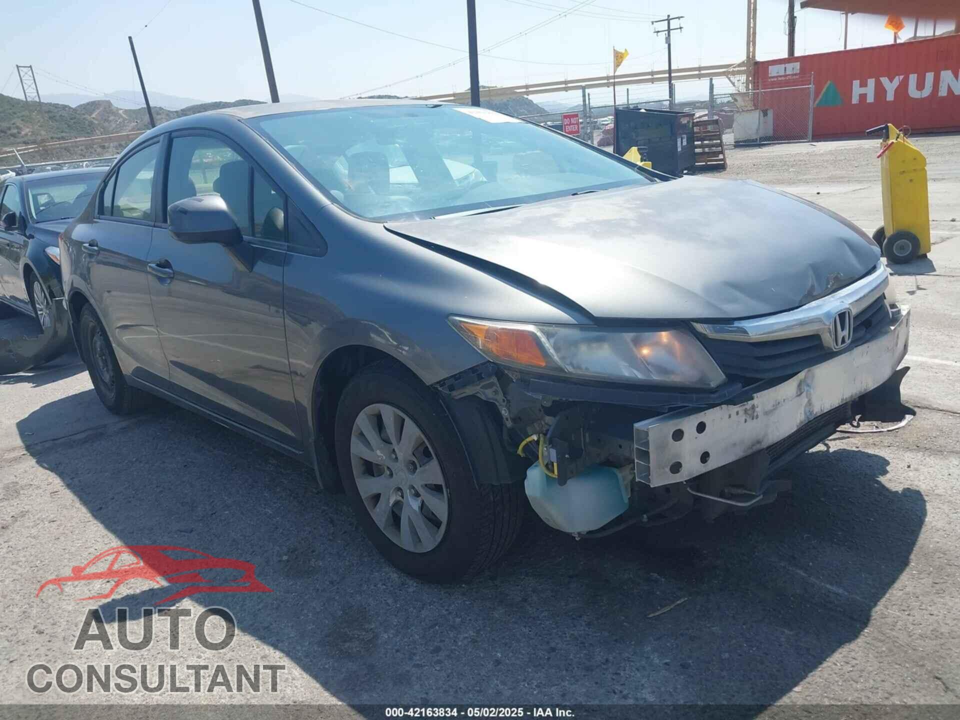 HONDA CIVIC 2012 - JHMFB2F5XCS005393