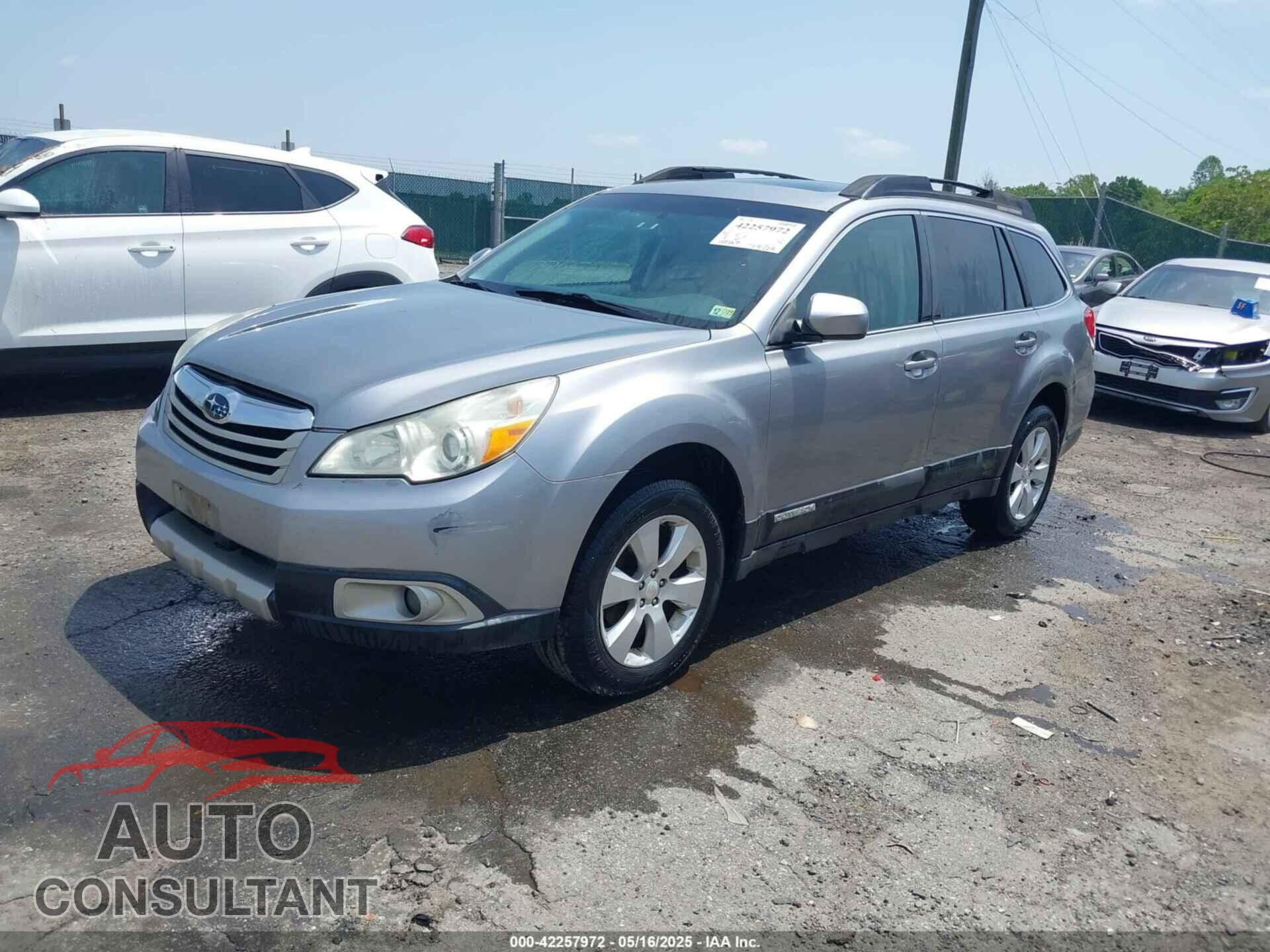 SUBARU OUTBACK 2011 - 4S4BRBKC2B3400849