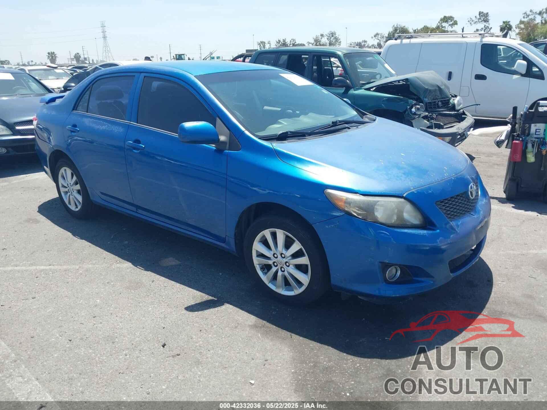 TOYOTA COROLLA 2009 - 1NXBU40E29Z015813