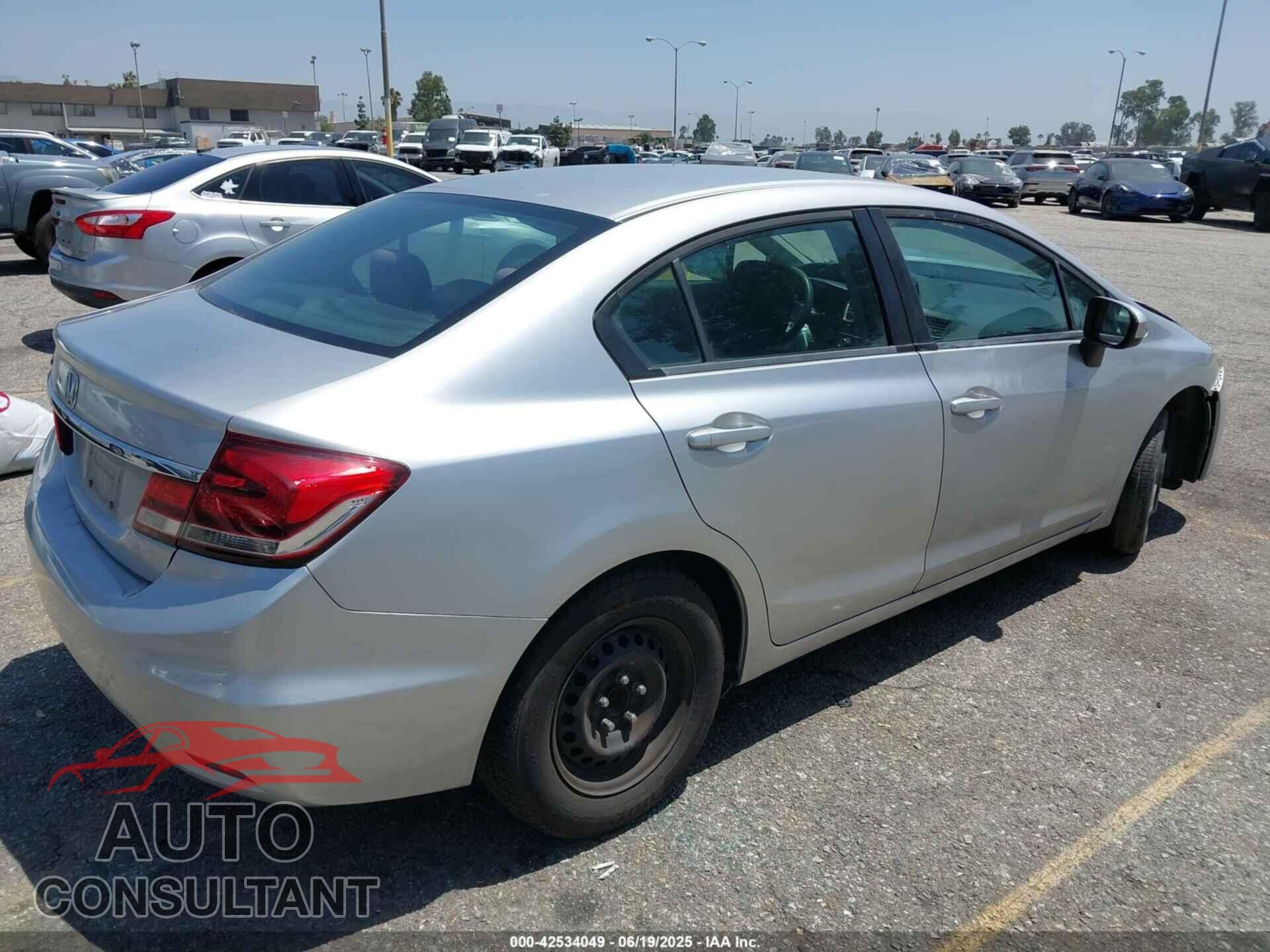 HONDA CIVIC 2015 - 19XFB2F54FE201791
