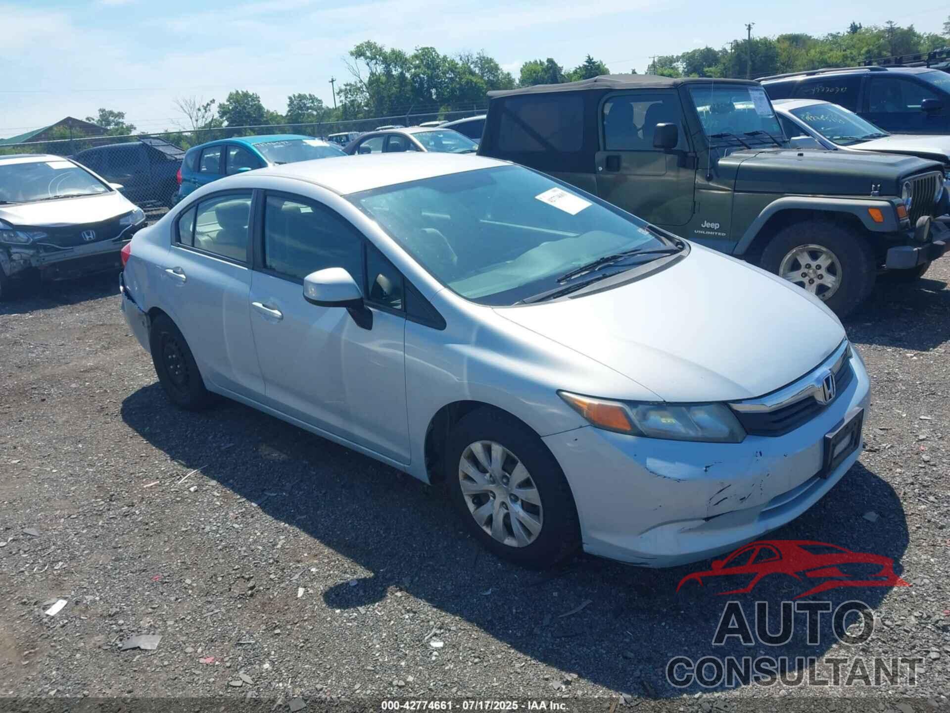 HONDA CIVIC 2012 - 2HGFB2F5XCH535163