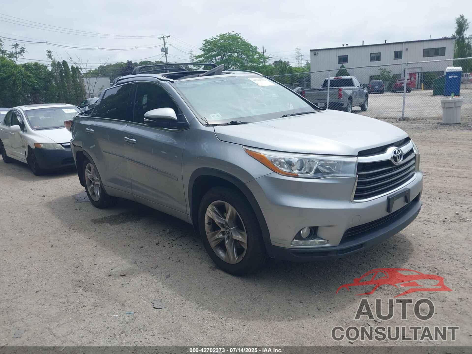 TOYOTA HIGHLANDER 2016 - 5TDDKRFH8GS270260