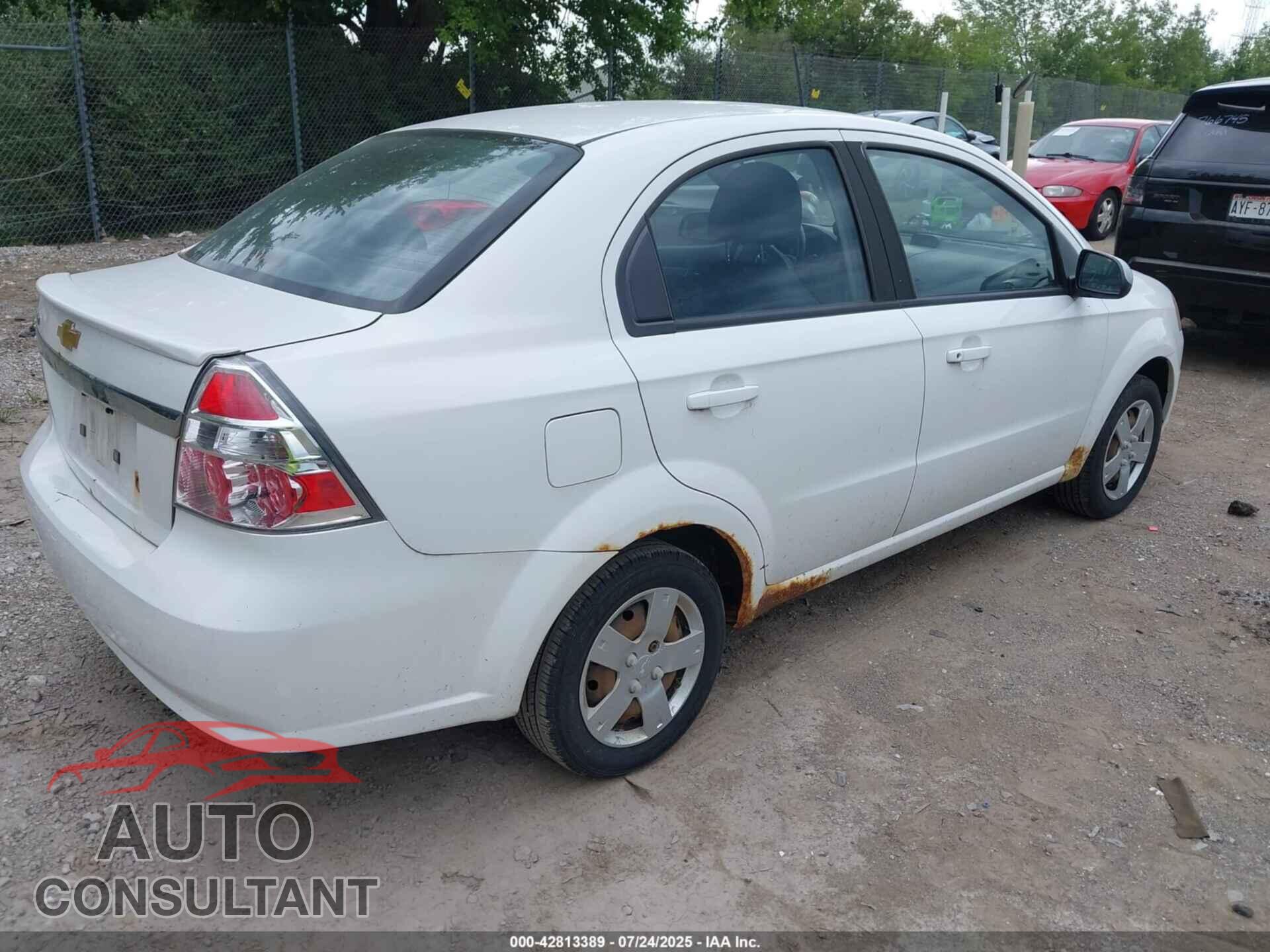 CHEVROLET AVEO 2010 - KL1TD5DE7AB071603