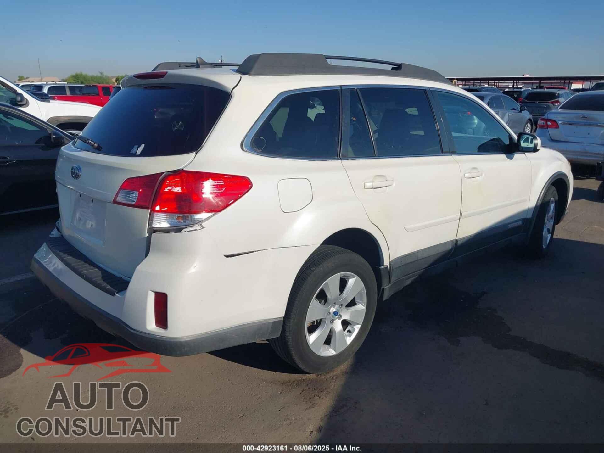 SUBARU OUTBACK 2012 - 4S4BRBLC7C3263195