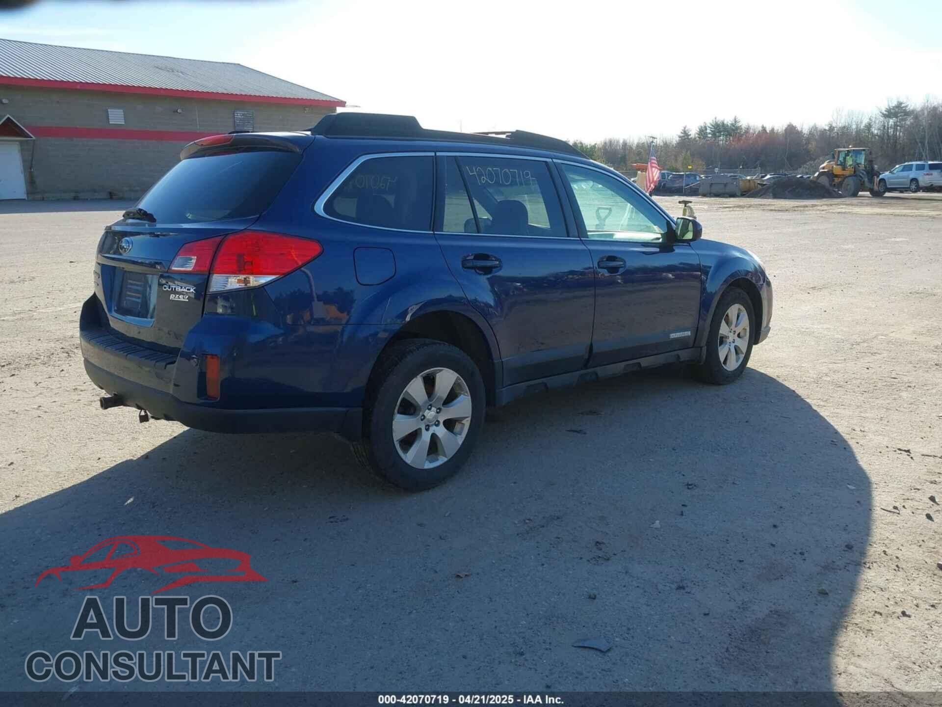 SUBARU OUTBACK 2010 - 4S4BRBCC9A3372027