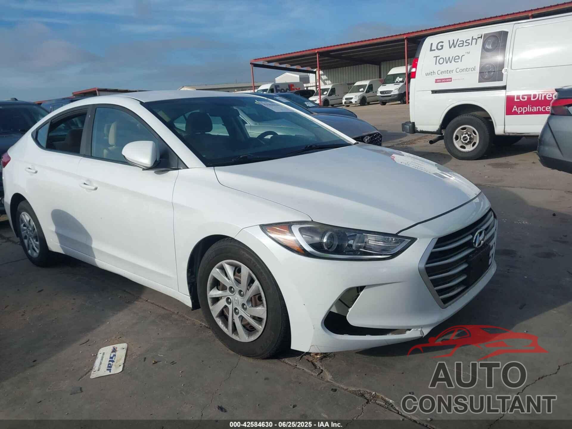 HYUNDAI ELANTRA 2018 - 5NPD74LFXJH274654