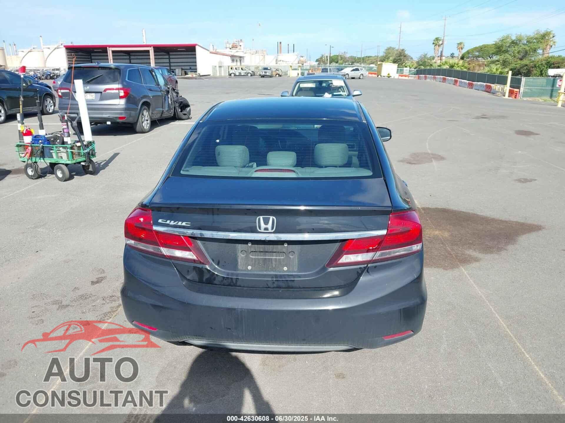 HONDA CIVIC 2013 - 19XFB2F86DE081399