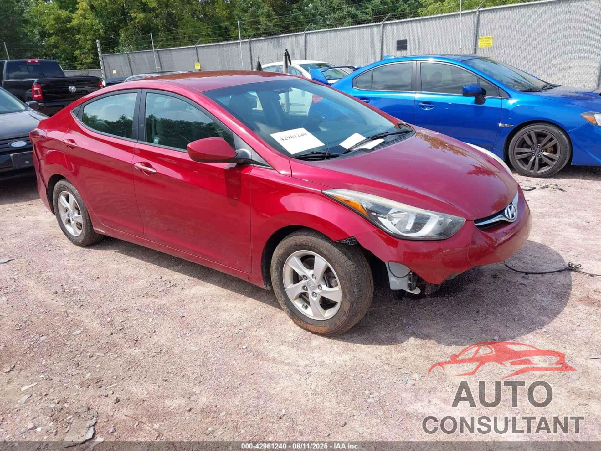 HYUNDAI ELANTRA 2014 - 5NPDH4AE2EH480726