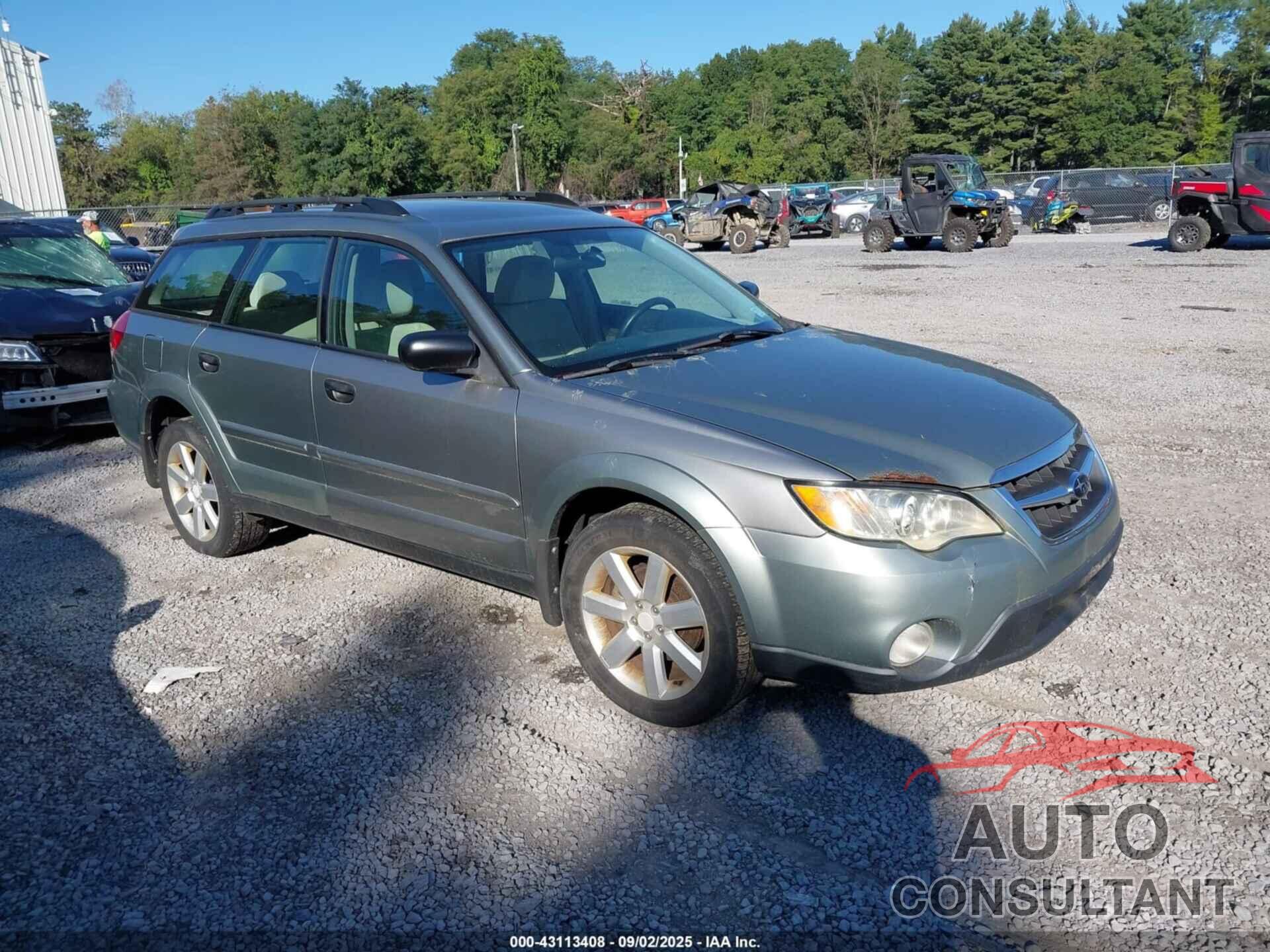 SUBARU OUTBACK 2009 - 4S4BP61C997341140
