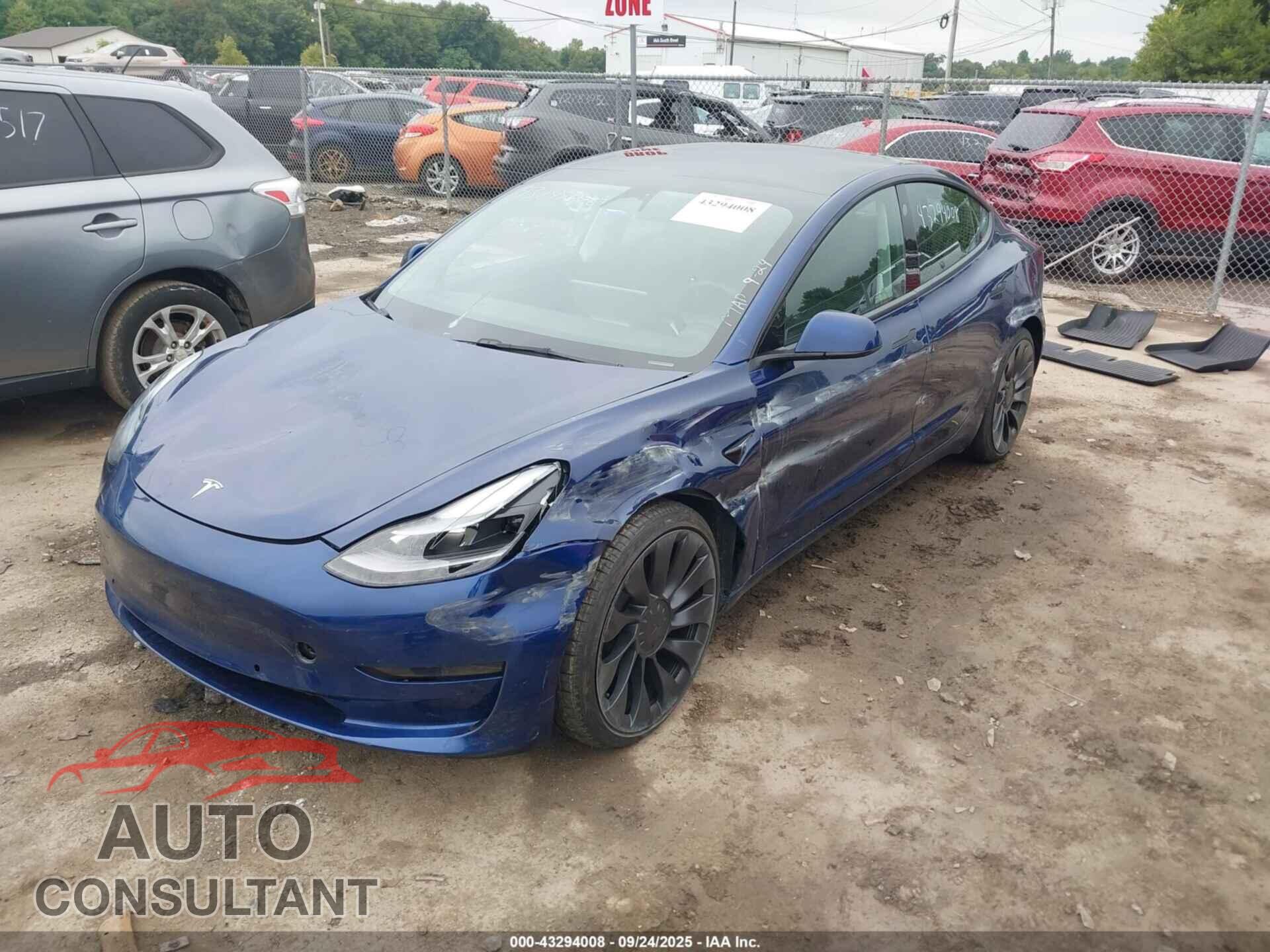 TESLA MODEL 3 2022 - 5YJ3E1EC7NF307648