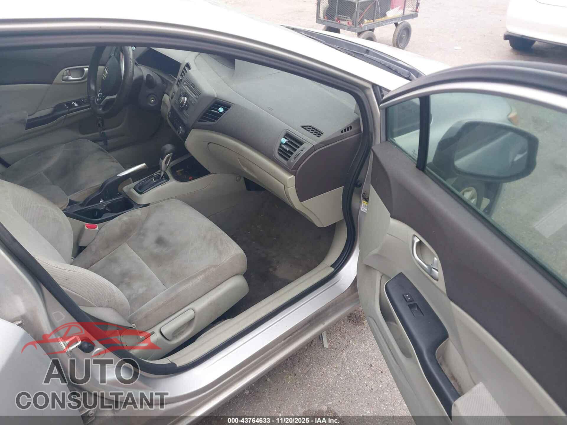 HONDA CIVIC 2012 - 2HGFB2F89CH333926