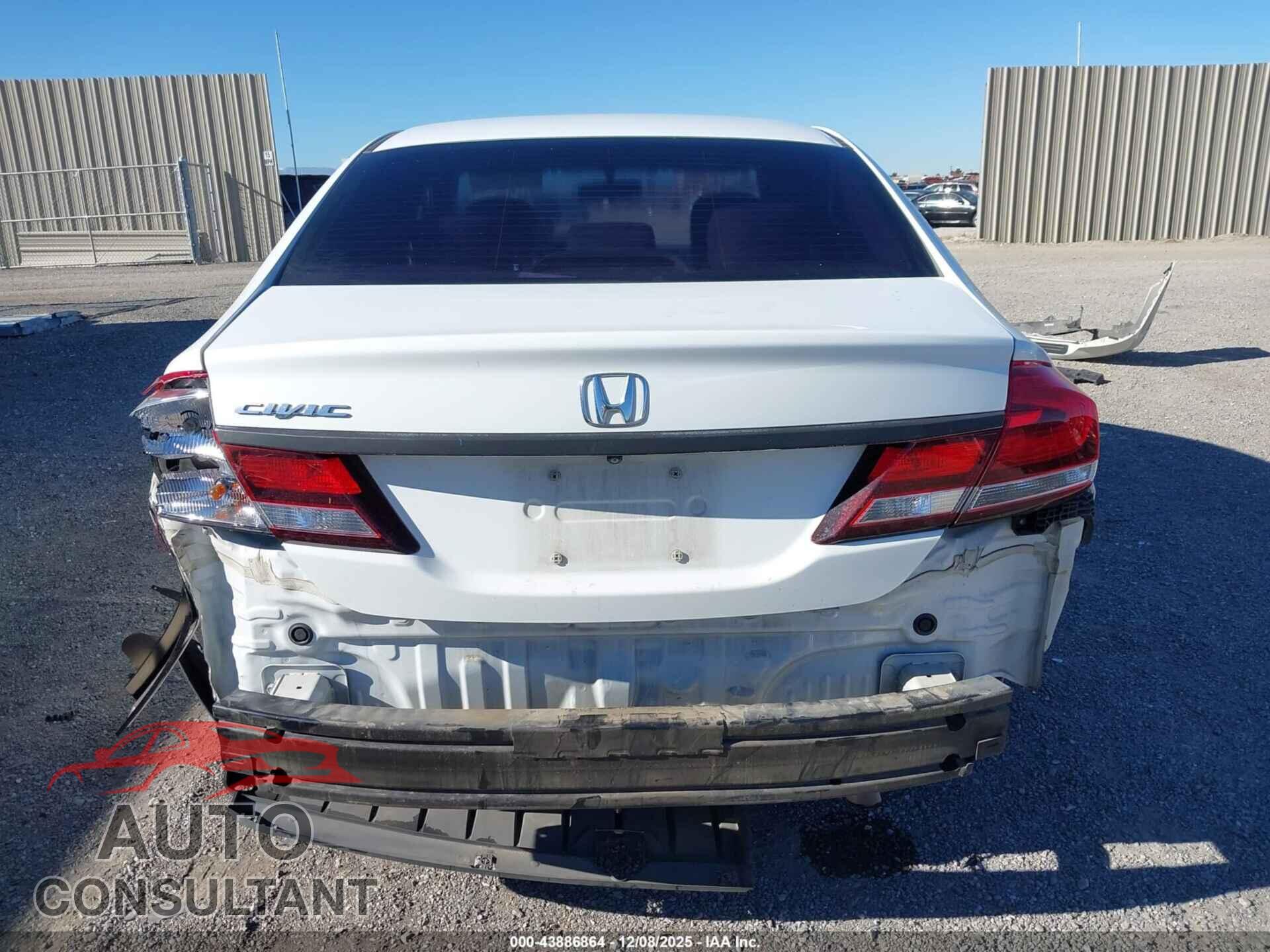 HONDA CIVIC 2013 - 19XFB2F54DE293207