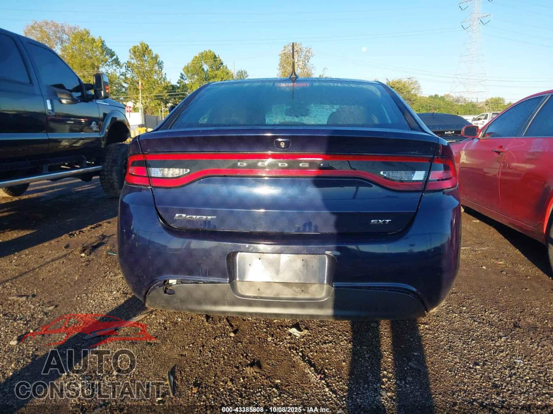 DODGE DART 2016 - 1C3CDFBBXGD519695