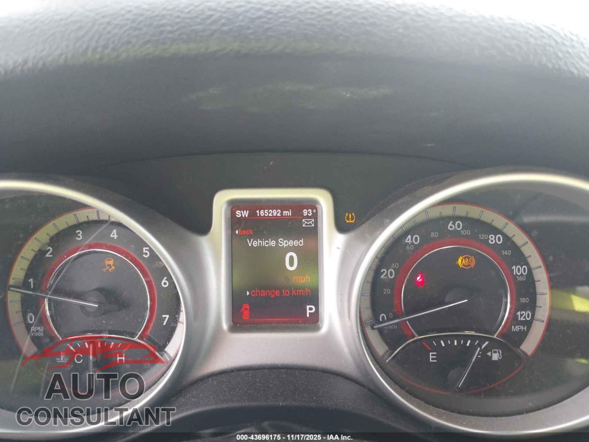DODGE JOURNEY 2015 - 3C4PDDBG7FT739852