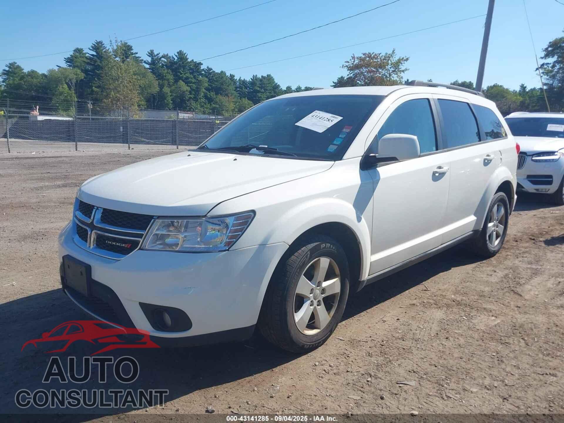 DODGE JOURNEY 2012 - 3C4PDCBG1CT364143