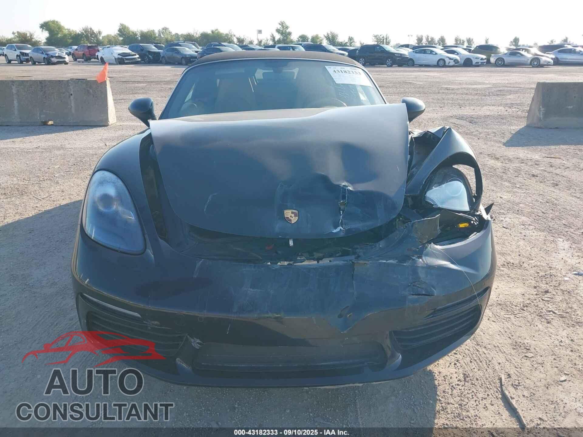 PORSCHE 718 BOXSTER 2017 - WP0CA2A83HS221103