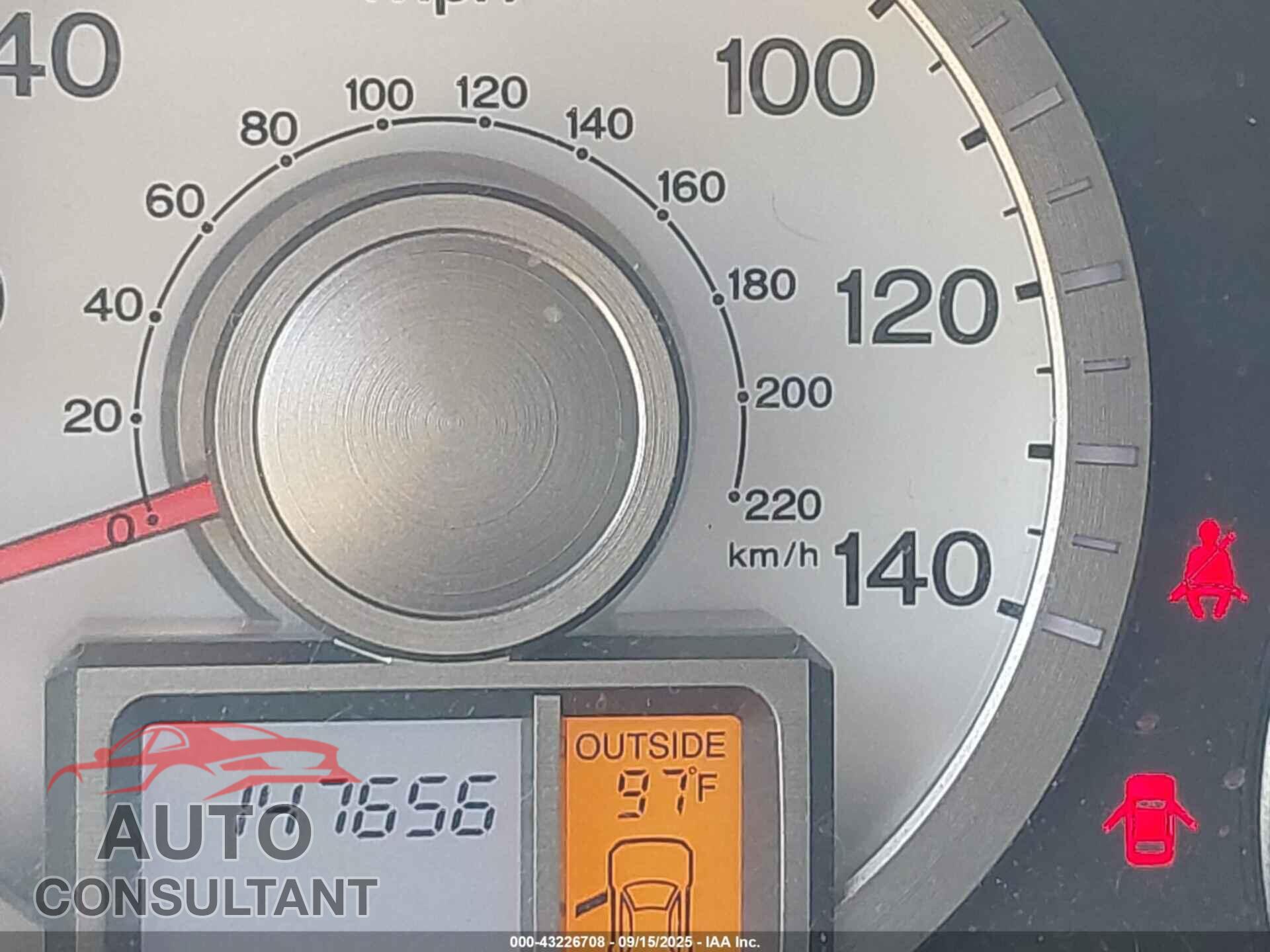 HONDA PILOT 2011 - 5FNYF3H53BB001022