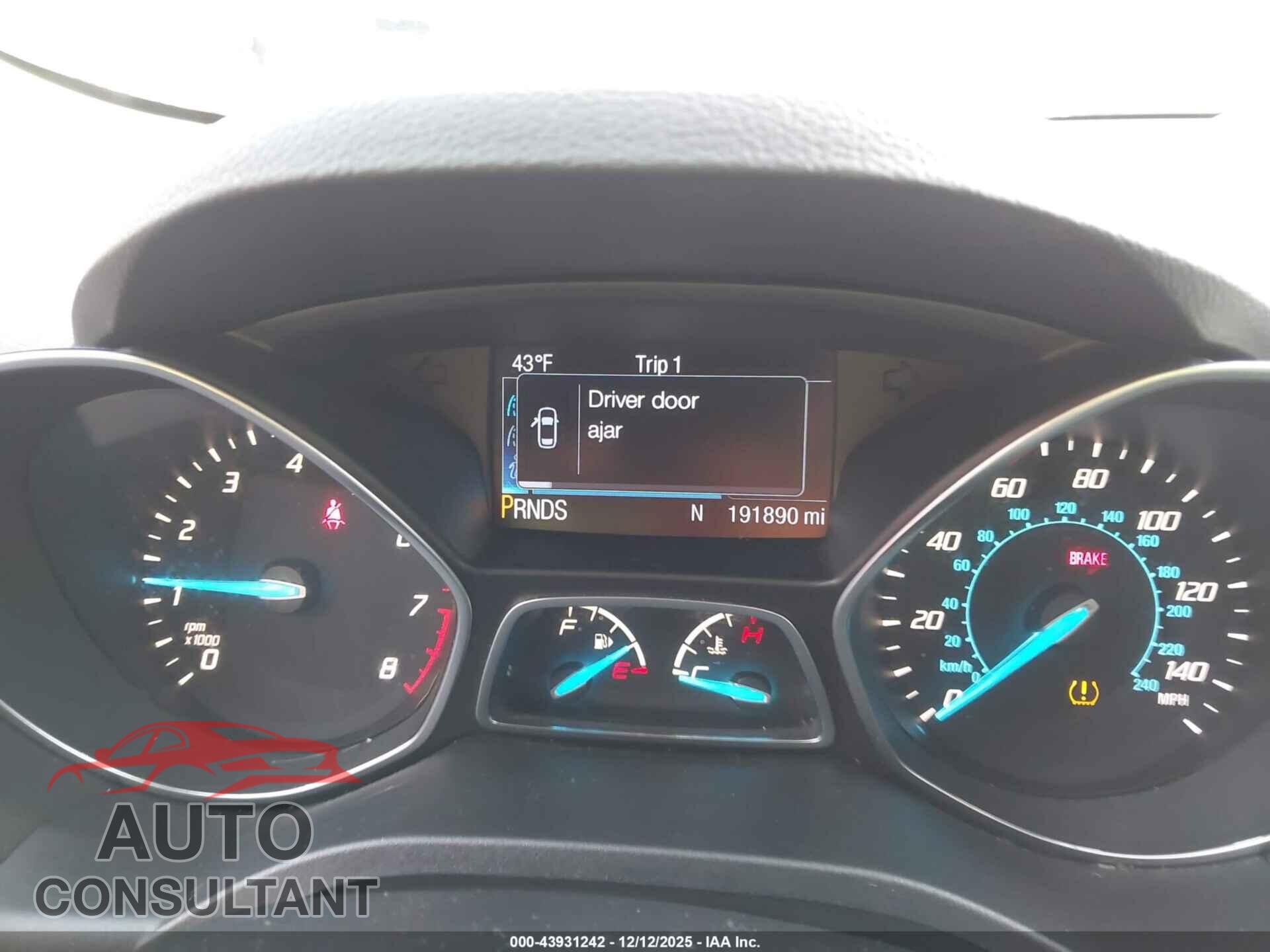 FORD ESCAPE 2014 - 1FMCU9JX7EUB04479