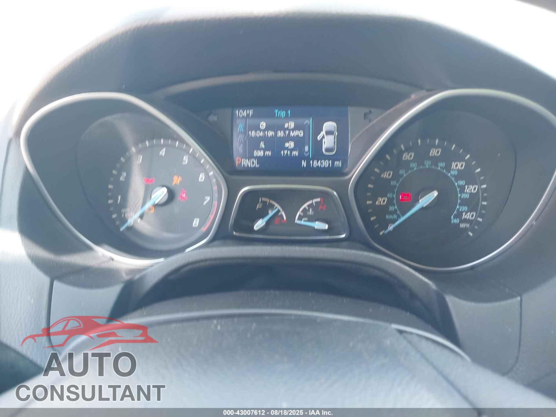 FORD FOCUS 2014 - 1FADP3F20EL140486