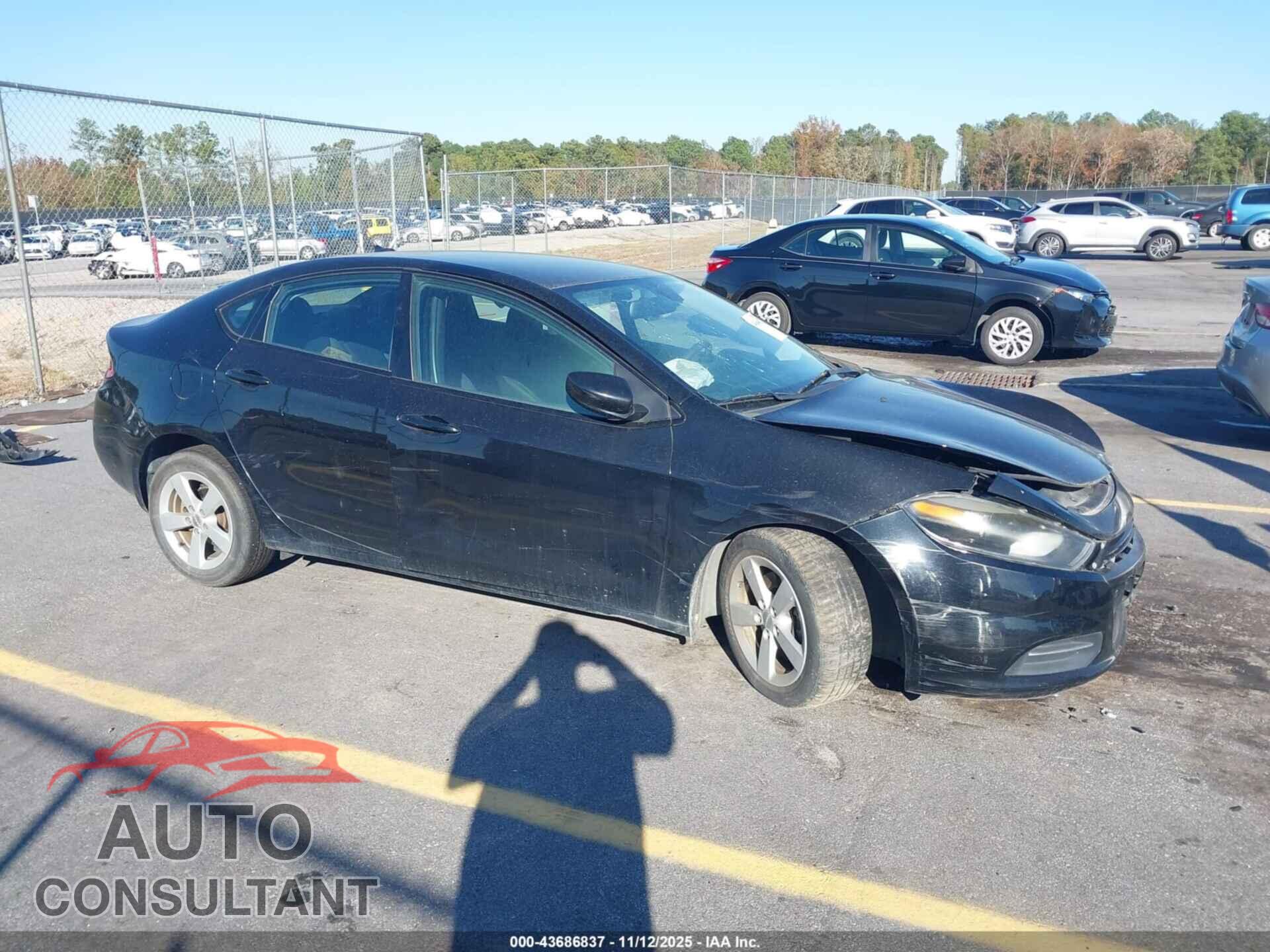 DODGE DART 2015 - 1C3CDFBB7FD315015