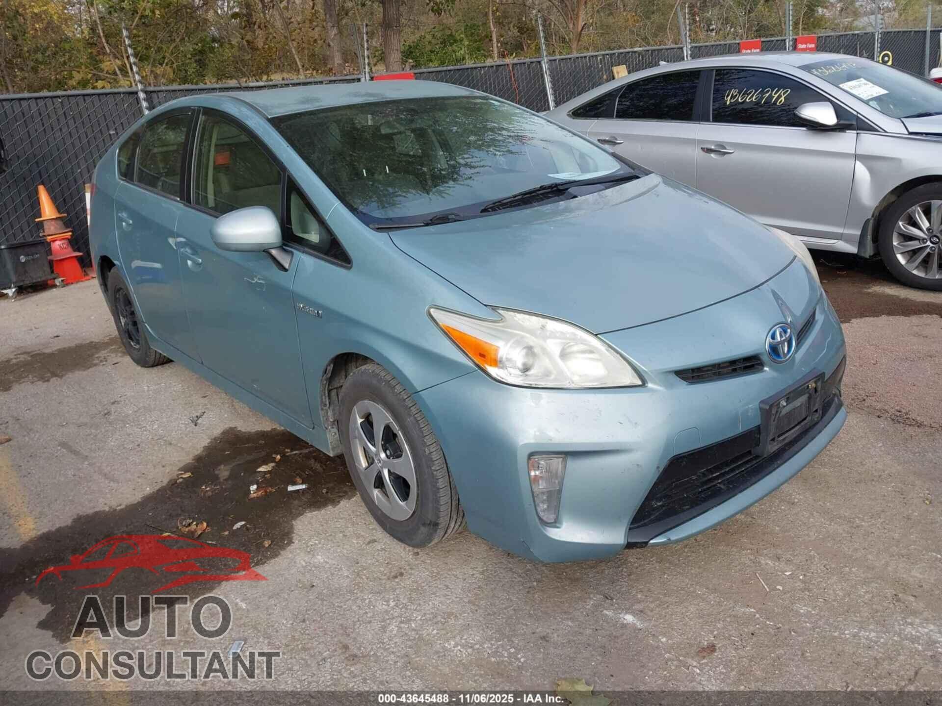 TOYOTA PRIUS 2014 - JTDKN3DU7E1761893