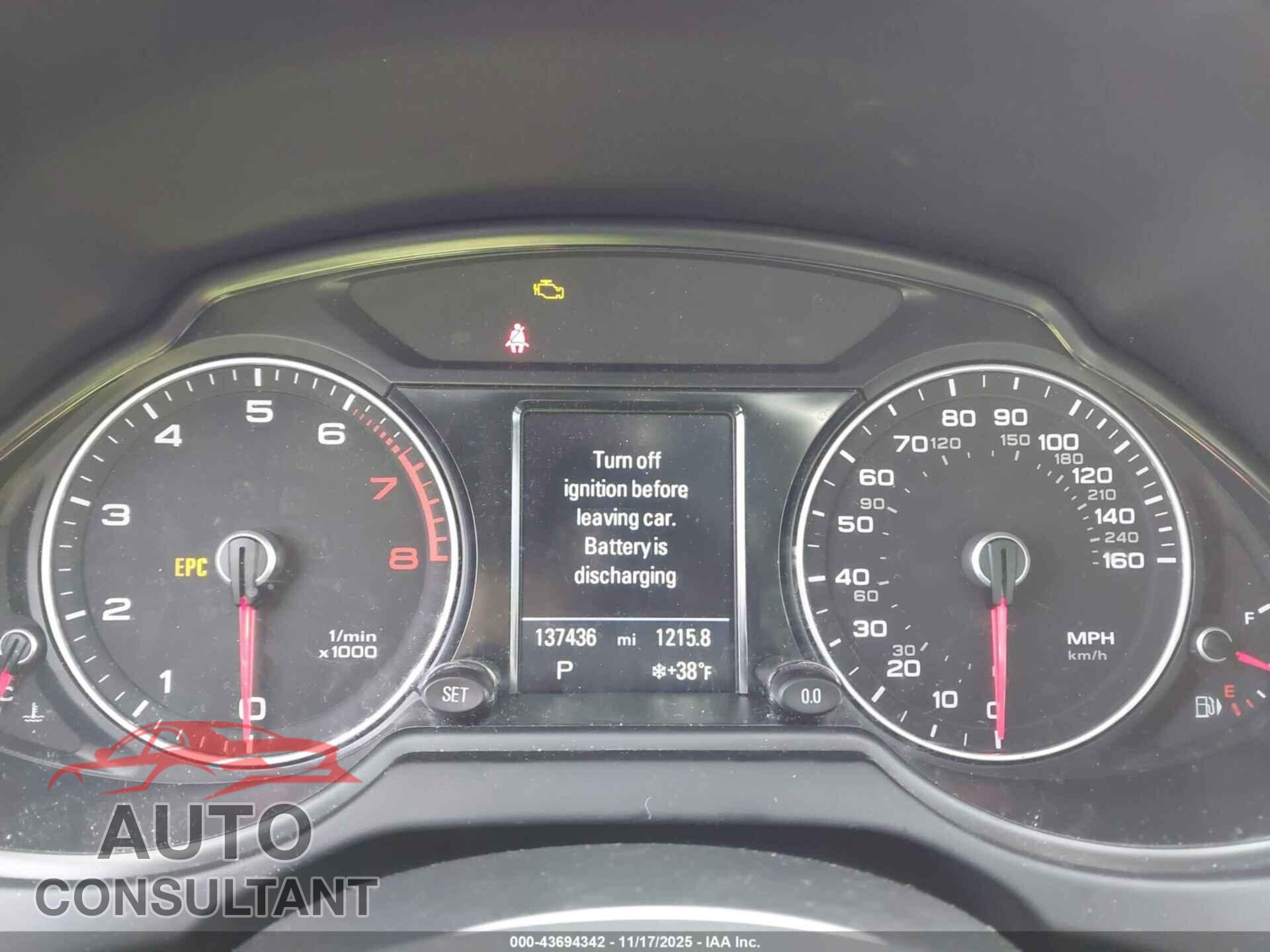 AUDI Q5 2016 - WA1L2AFP5GA005873