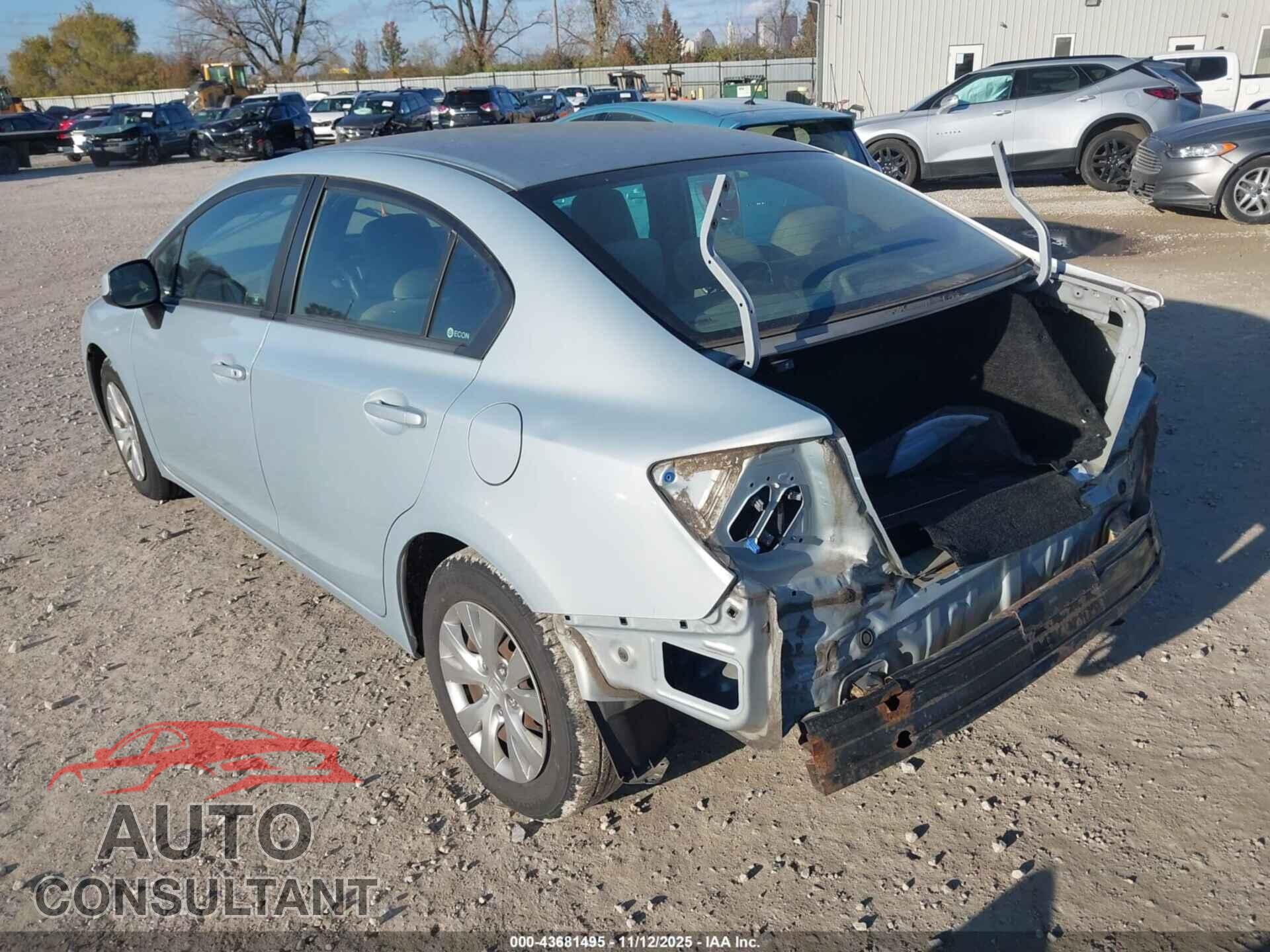 HONDA CIVIC 2012 - 2HGFB2F55CH596467