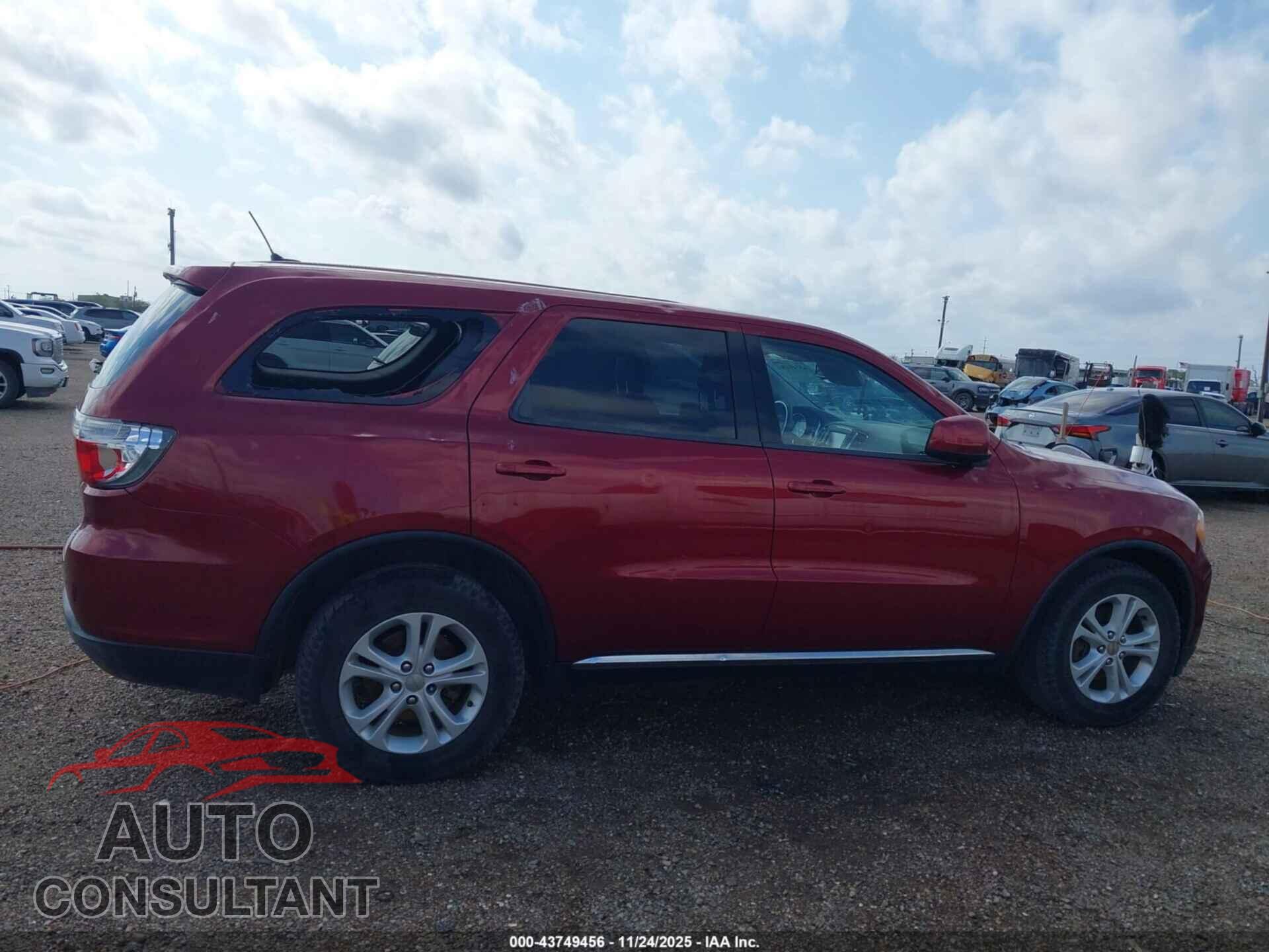 DODGE DURANGO 2013 - 1C4RDHAG5DC678317