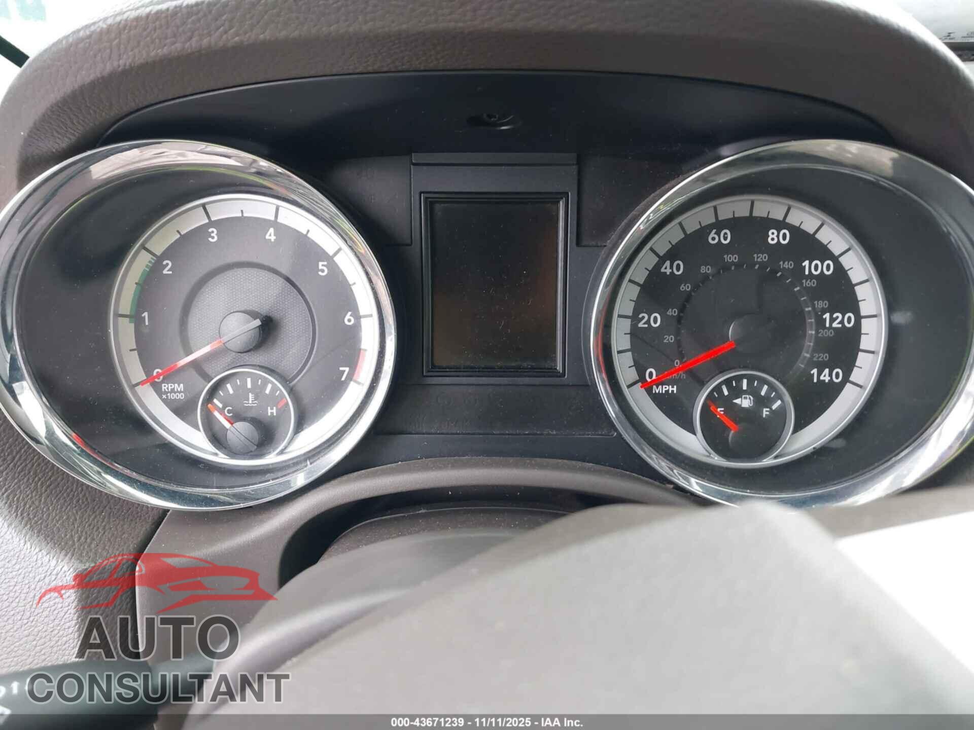 DODGE DURANGO 2013 - 1C4RDJDG5DC602180