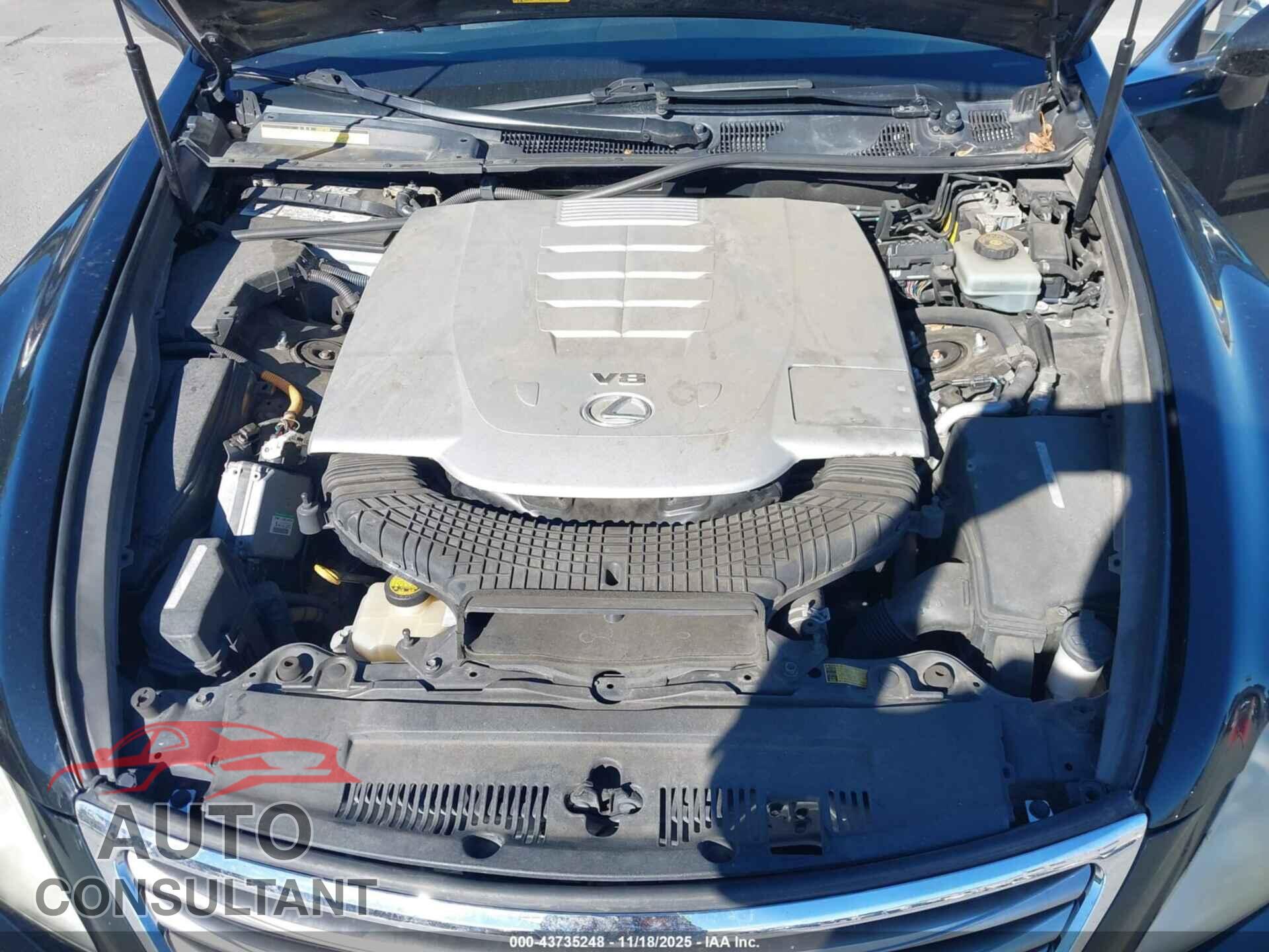 LEXUS LS 460 2012 - JTHGL5EF4C5046470