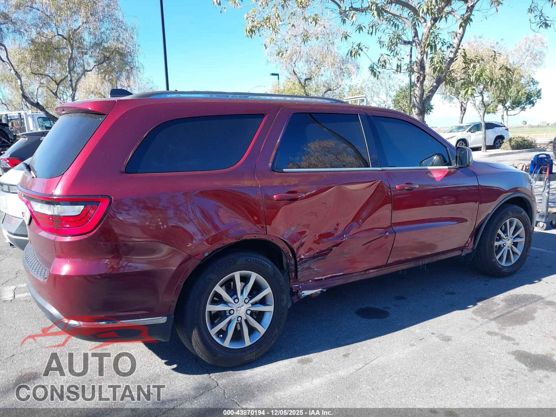 DODGE DURANGO 2018 - 1C4RDHAG6JC413014
