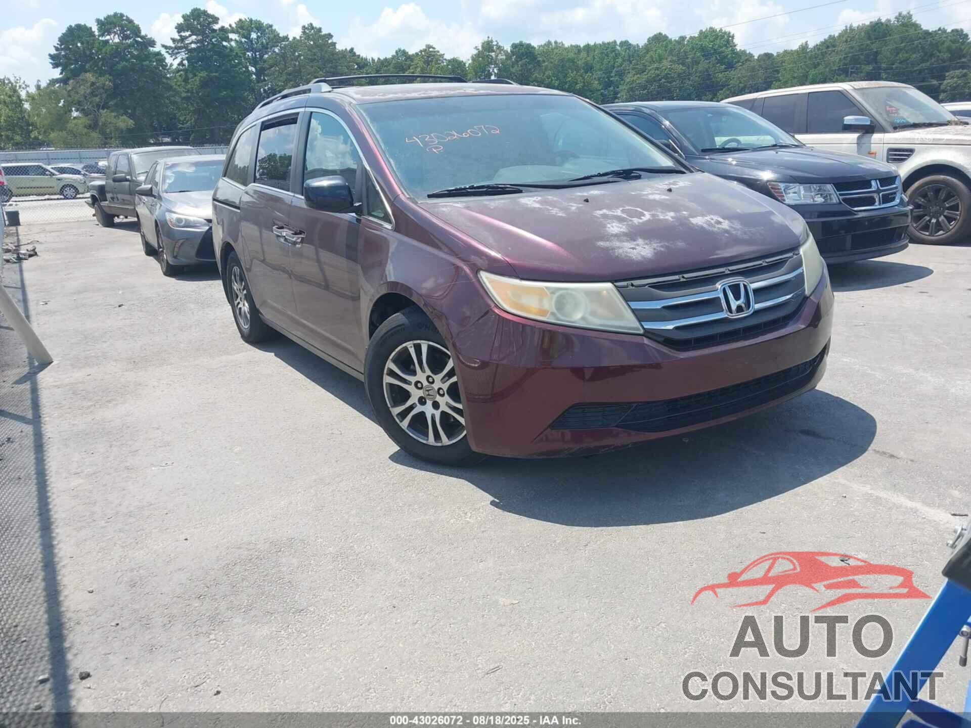 HONDA ODYSSEY 2011 - 5FNRL5H66BB062981