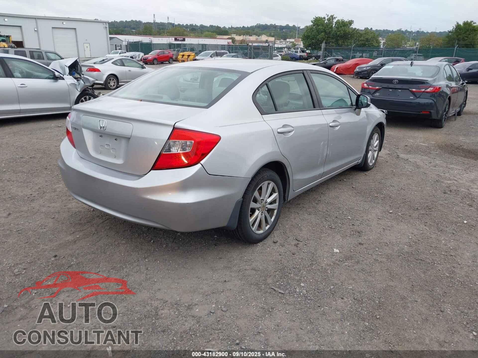HONDA CIVIC 2012 - 19XFB2F96CE343218