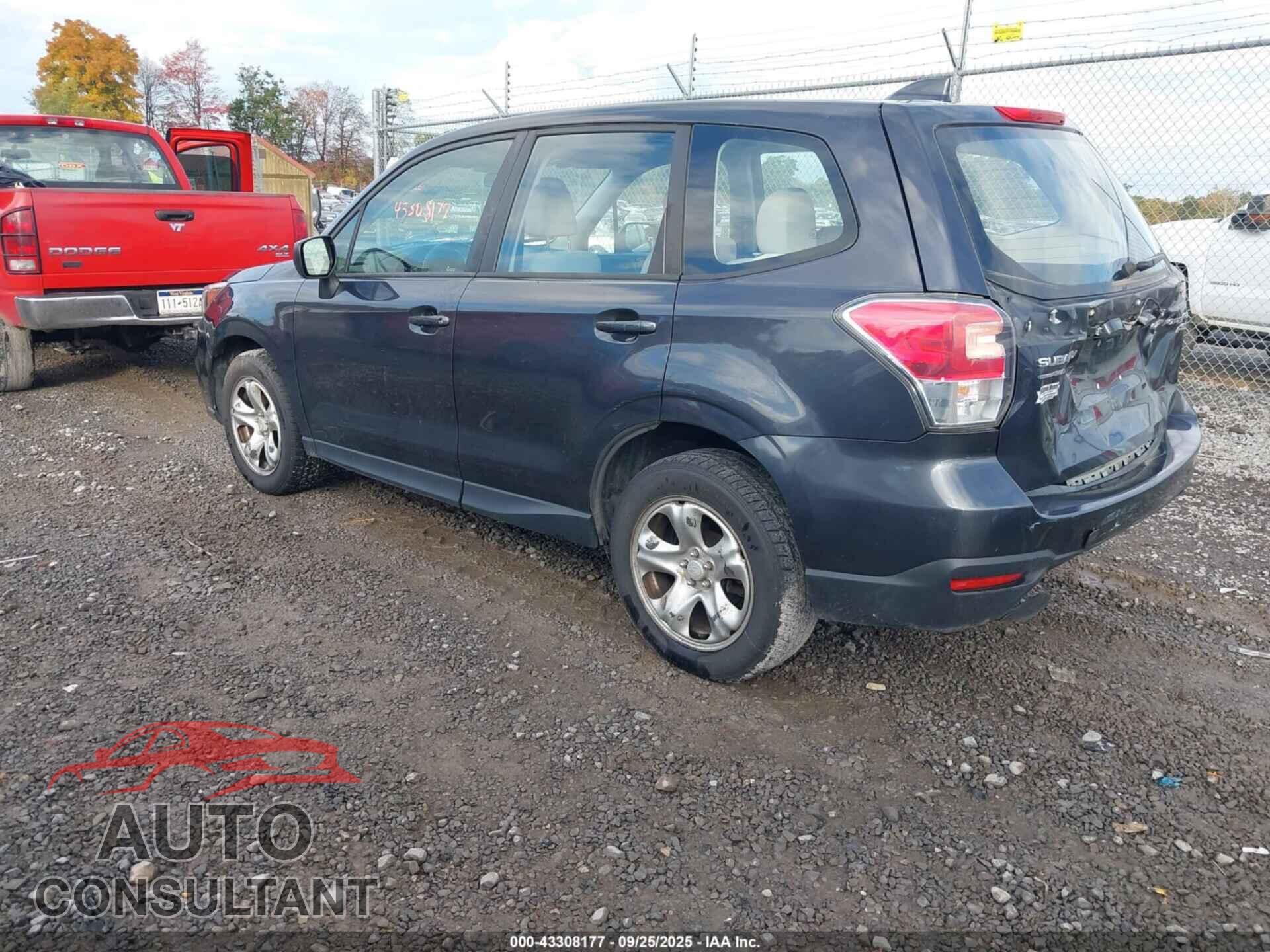 SUBARU FORESTER 2017 - JF2SJAAC6HH488521