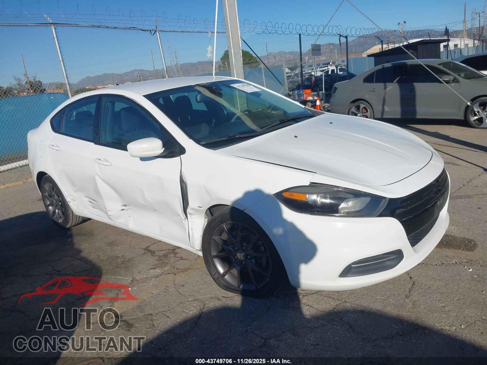 DODGE DART 2015 - 1C3CDFAA7FD432828