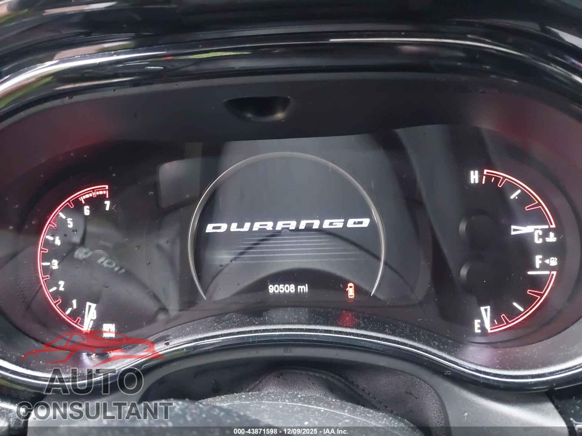 DODGE DURANGO 2021 - 1C4SDJCT7MC520550