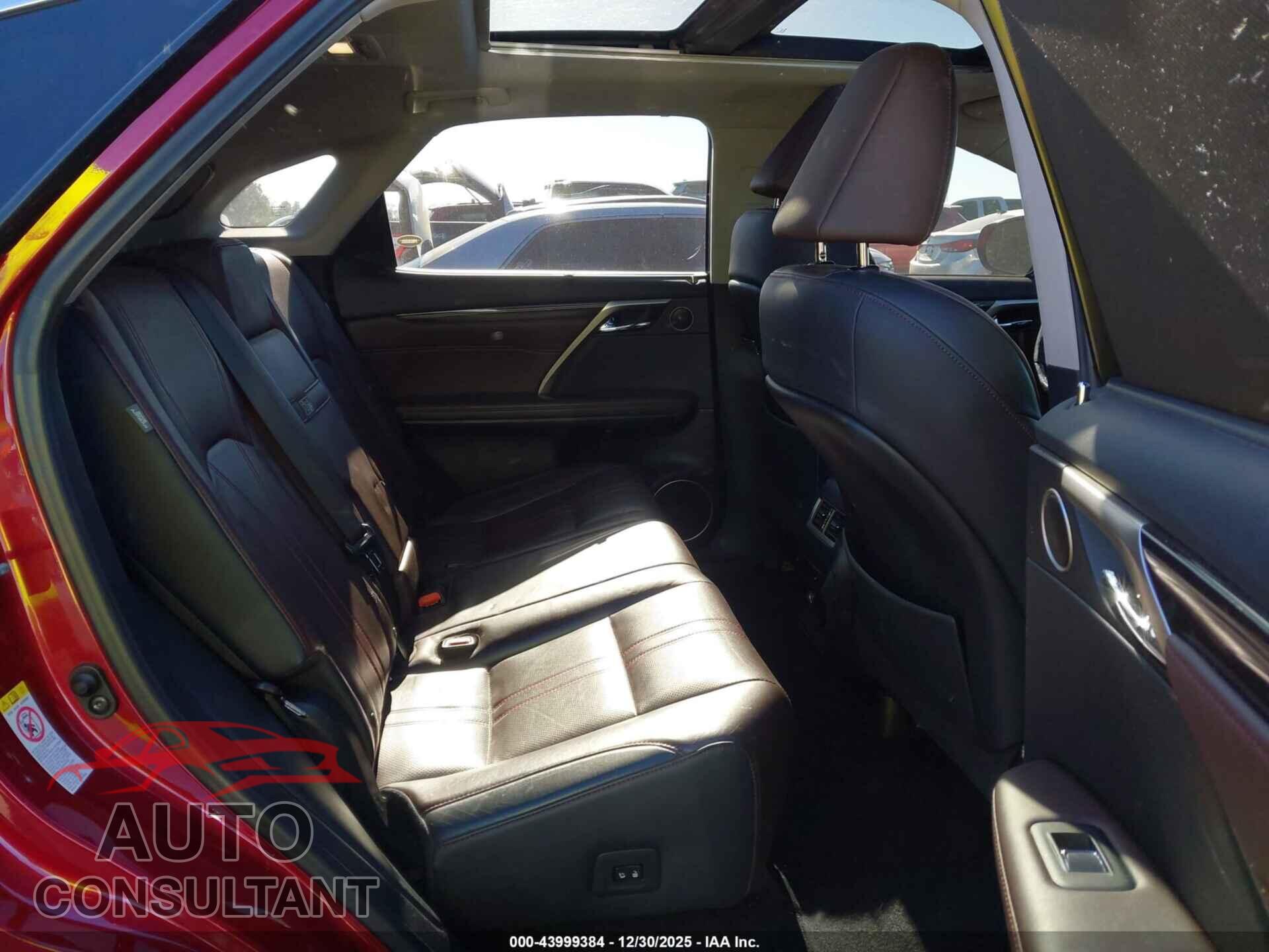 LEXUS RX 450H 2017 - 2T2BGMCA9HC015660