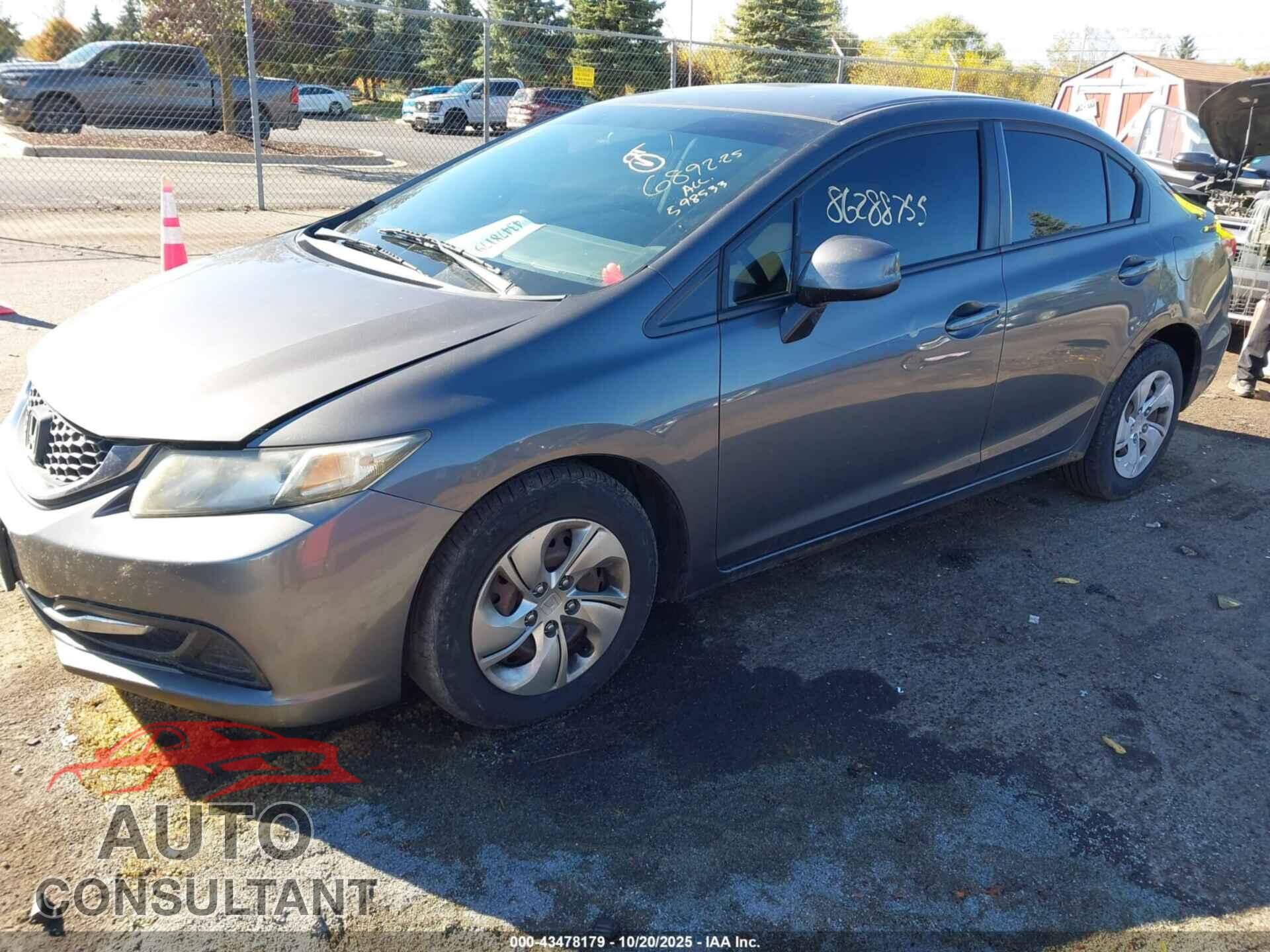 HONDA CIVIC 2013 - 2HGFB2F50DH598533