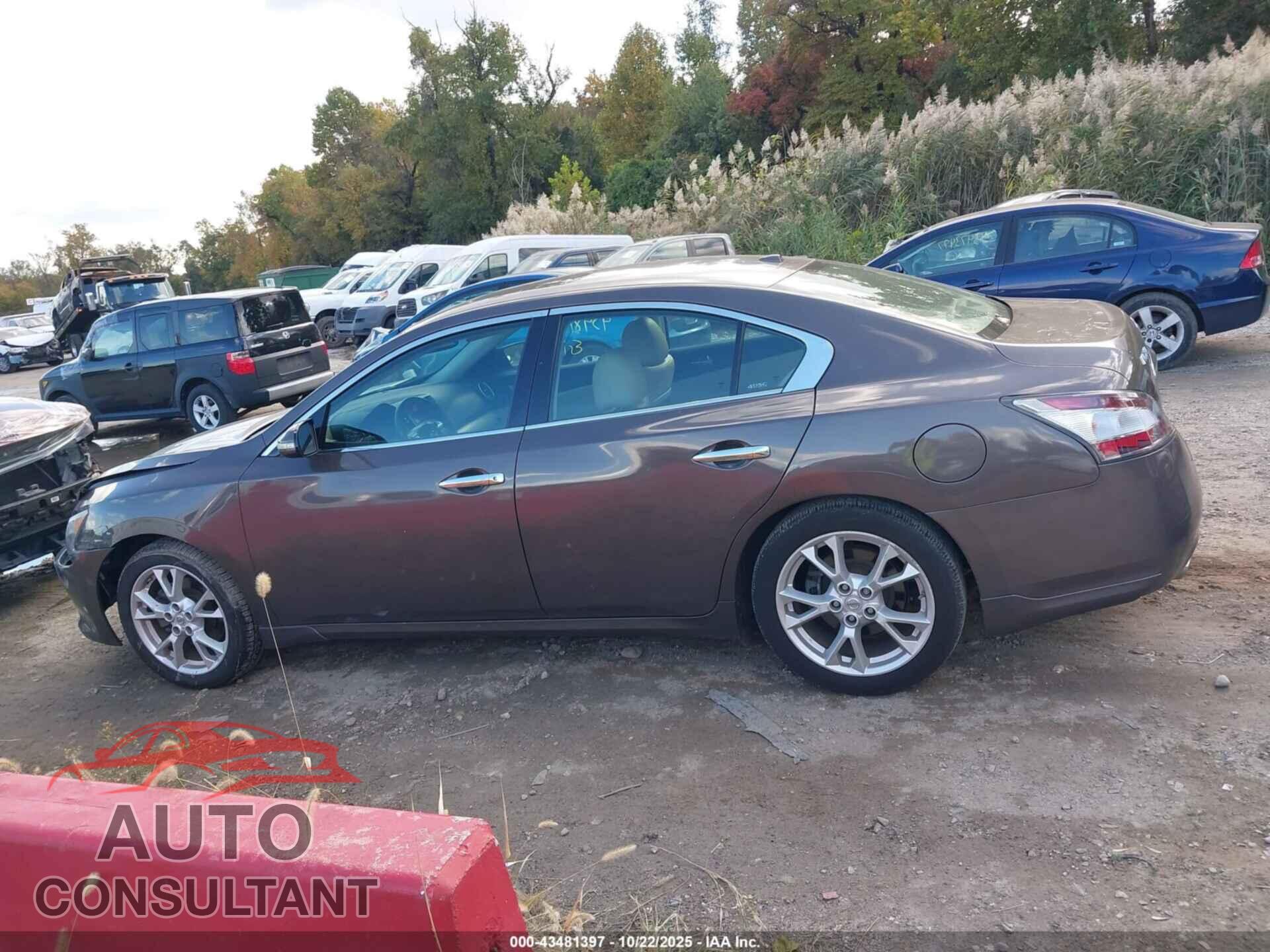 NISSAN MAXIMA 2012 - 1N4AA5AP1CC853543