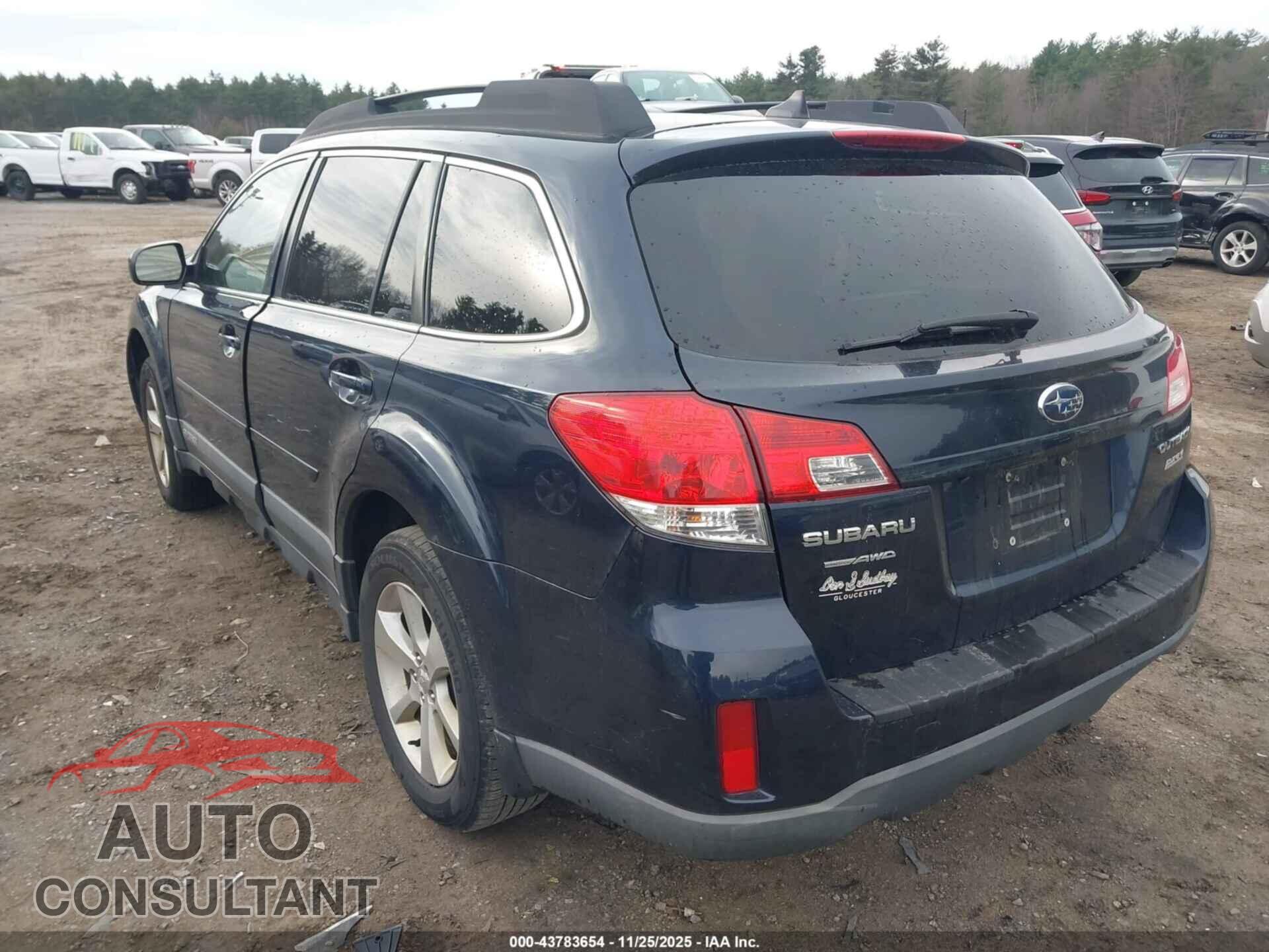 SUBARU OUTBACK 2014 - 4S4BRBLC2E3228213