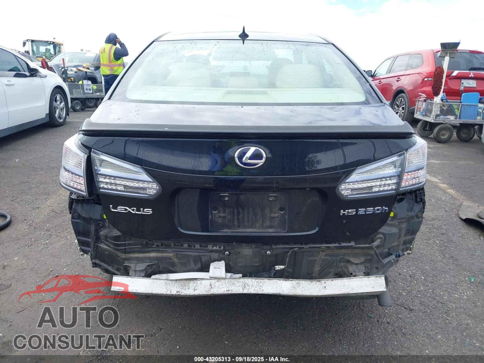 LEXUS HS 250H 2010 - JTHBB1BA1A2020406